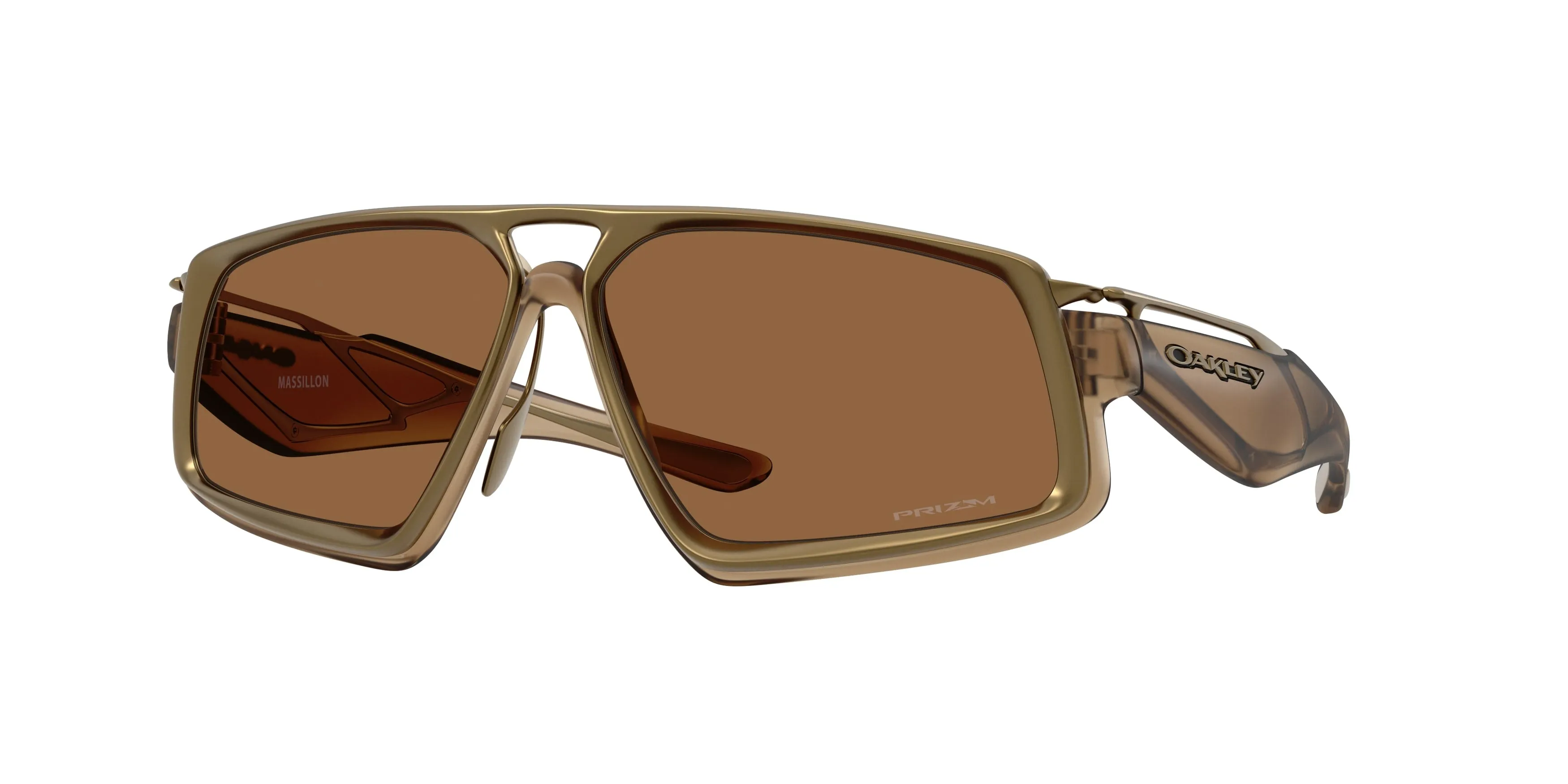 Oakley OO6029 MASSILLON 602903 Occhiali da sole Titanio Marrone Bronzo Squadrata Normale - immagine 1