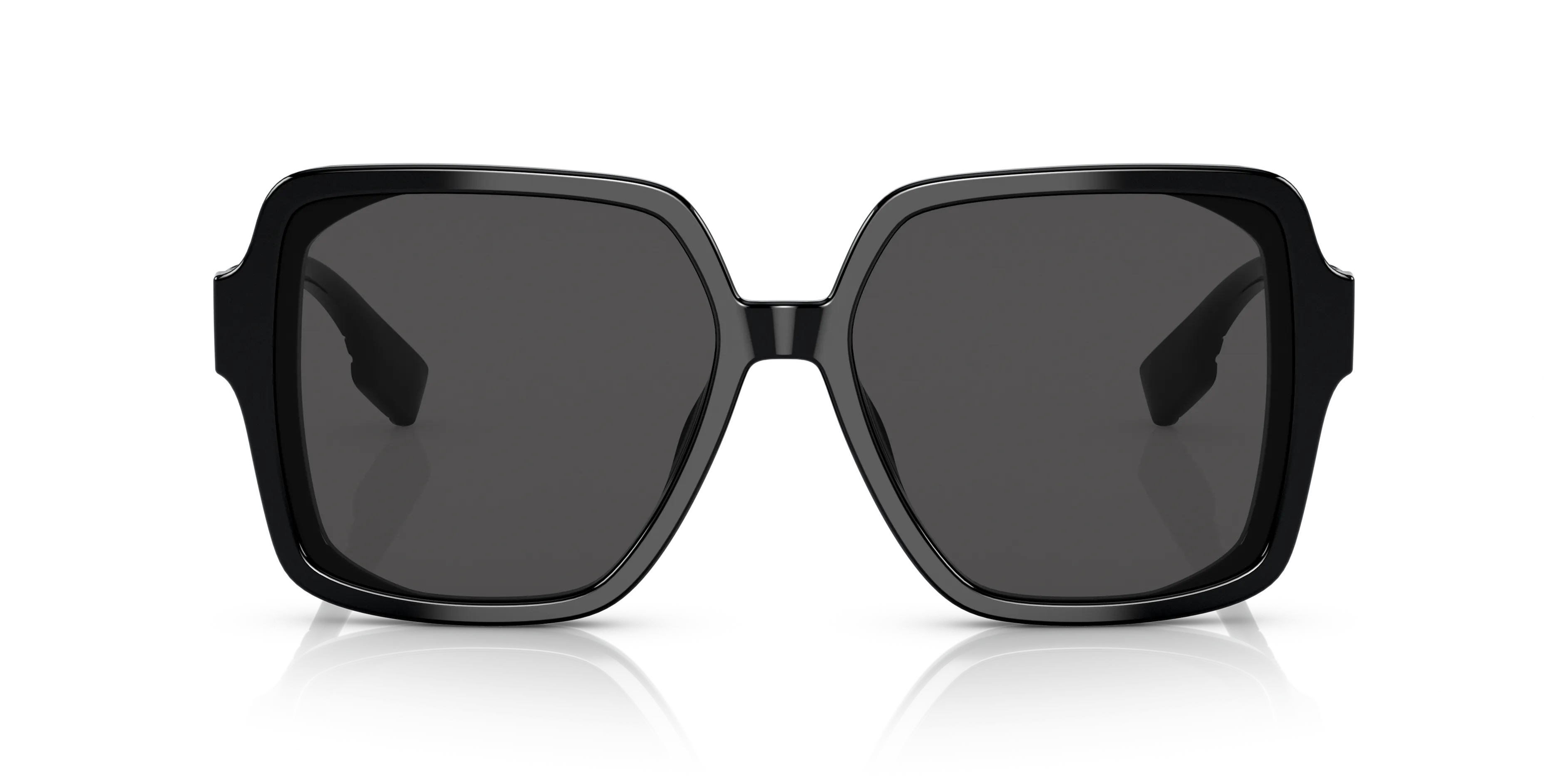 Burberry BE4379D 300187 Occhiali da sole Acetato Nero Grigio Squadrata Normale - immagine 3