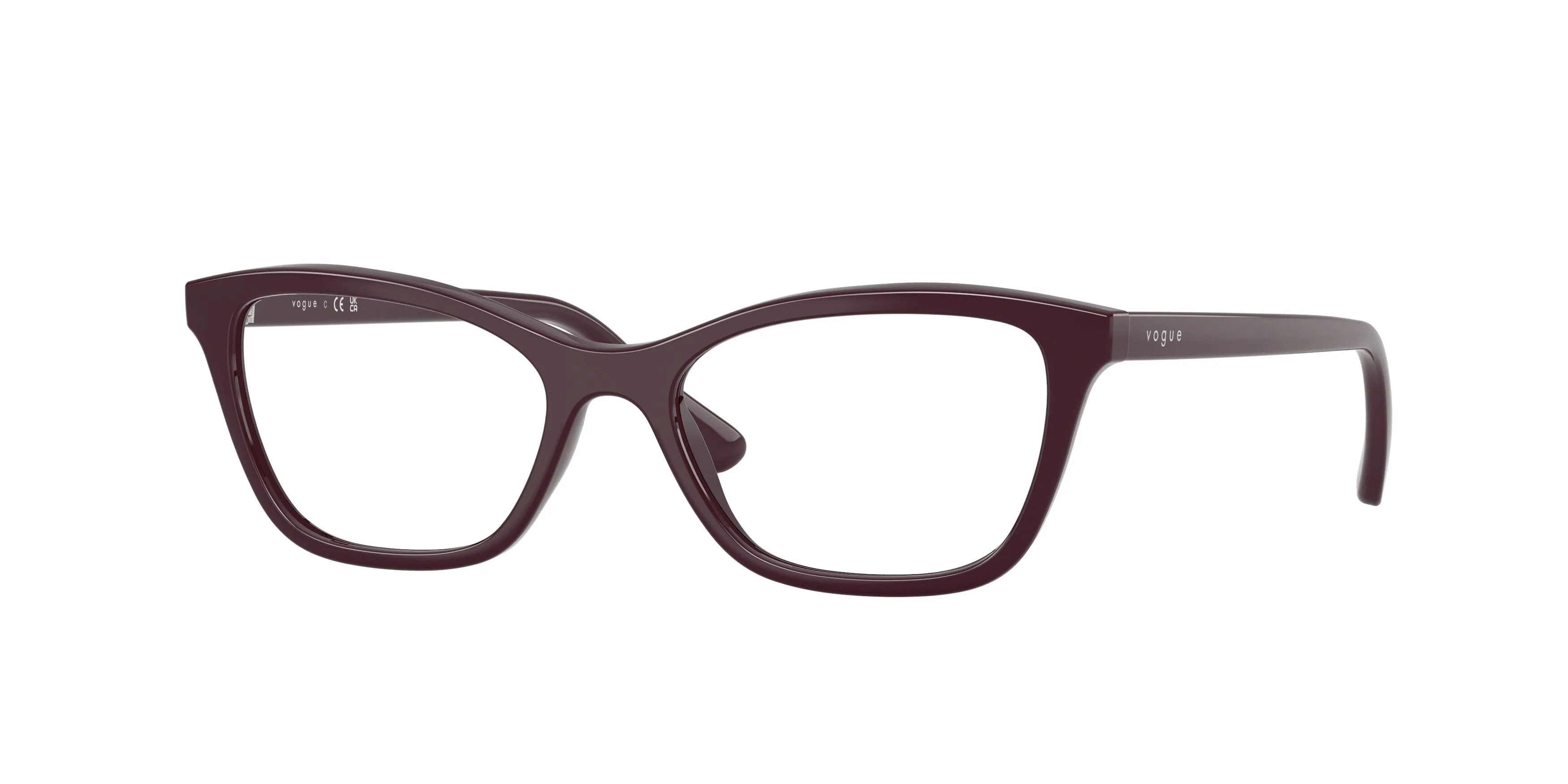 VOGUE EYEWEAR VY2051 3320 Montature da vista Nylon Bordeaux Trasparente Farfalla Normale - immagine 1
