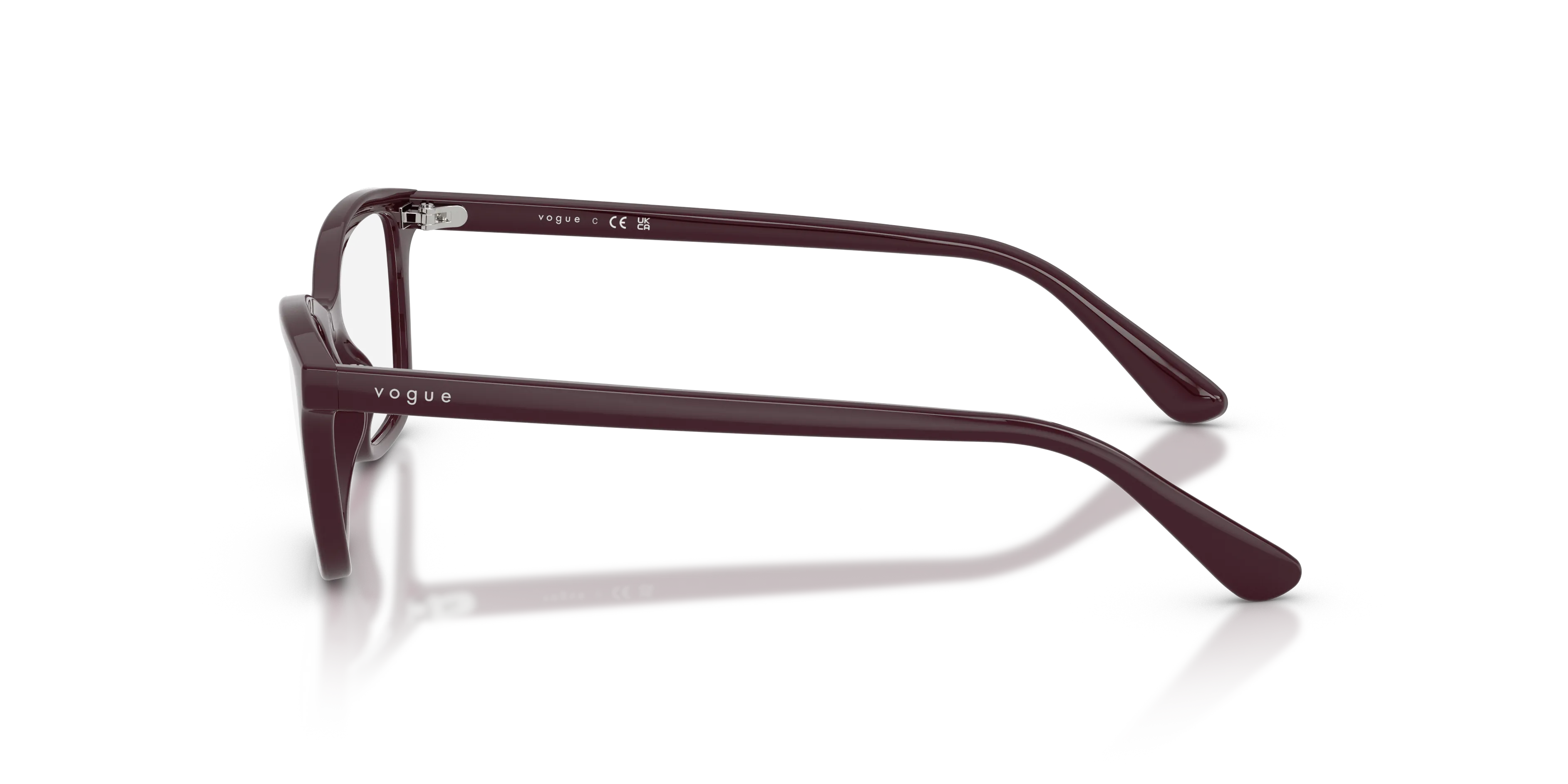 VOGUE EYEWEAR VY2051 3320 Montature da vista Nylon Bordeaux Trasparente Farfalla Normale - immagine 4