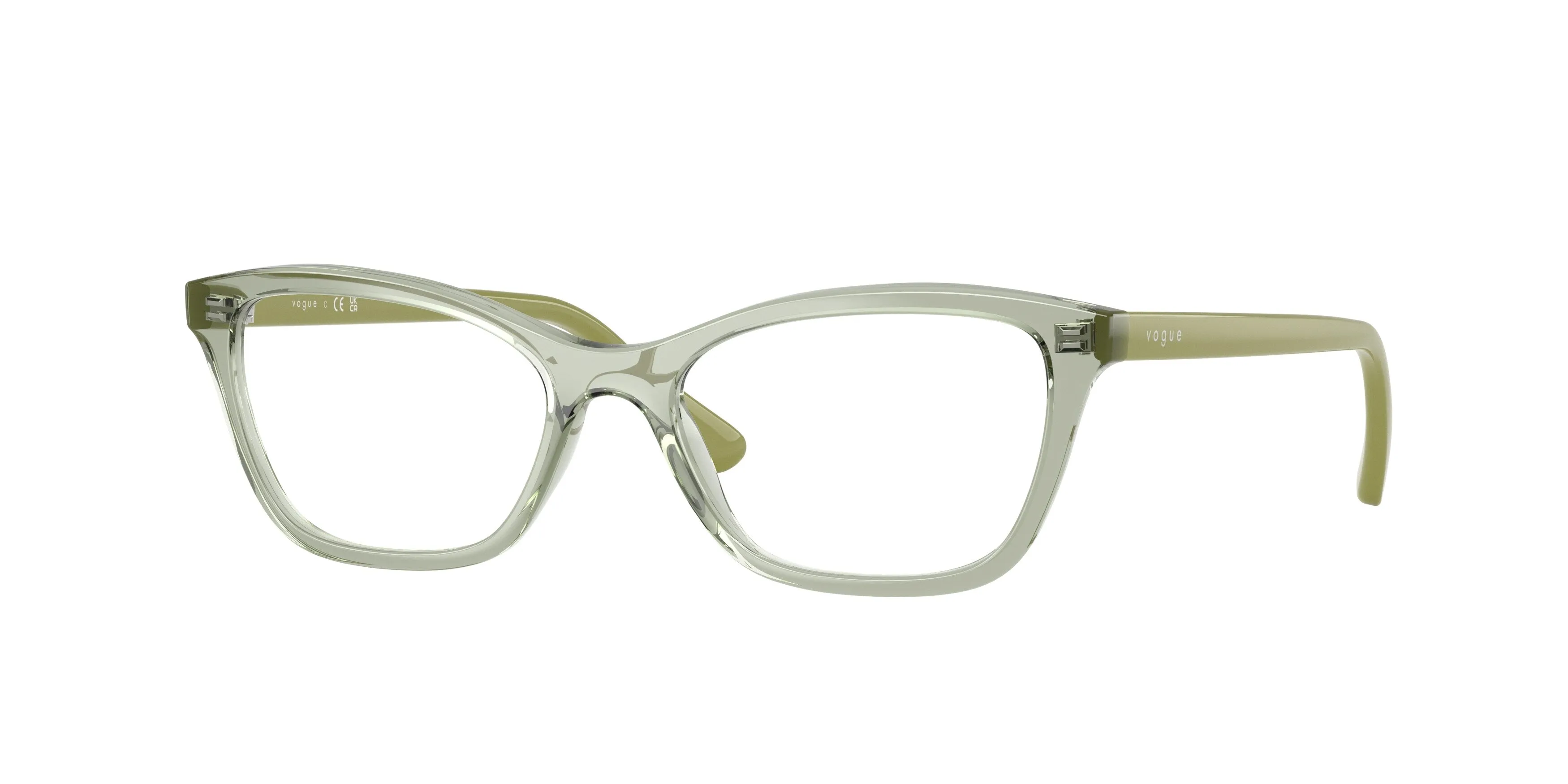VOGUE EYEWEAR VY2051 3022 Montature da vista Nylon Verde Trasparente Farfalla Normale - immagine 1