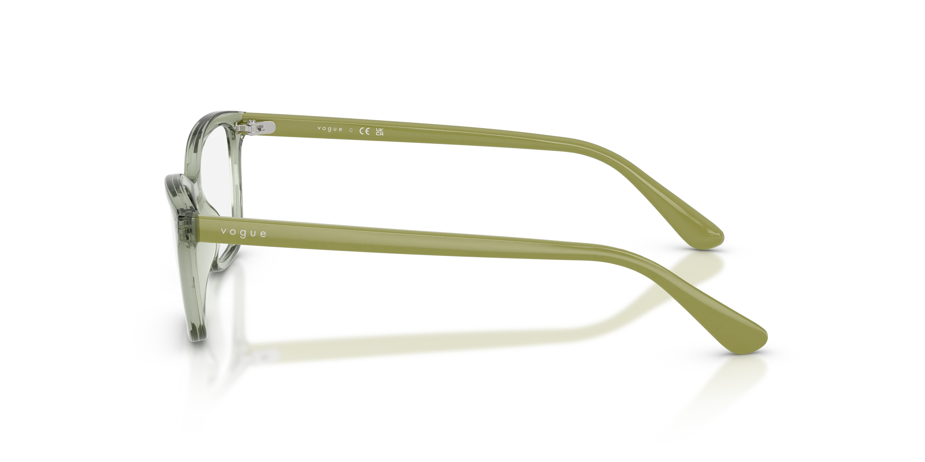 VOGUE EYEWEAR VY2051 3022 Montature da vista Nylon Verde Trasparente Farfalla Normale - immagine 4