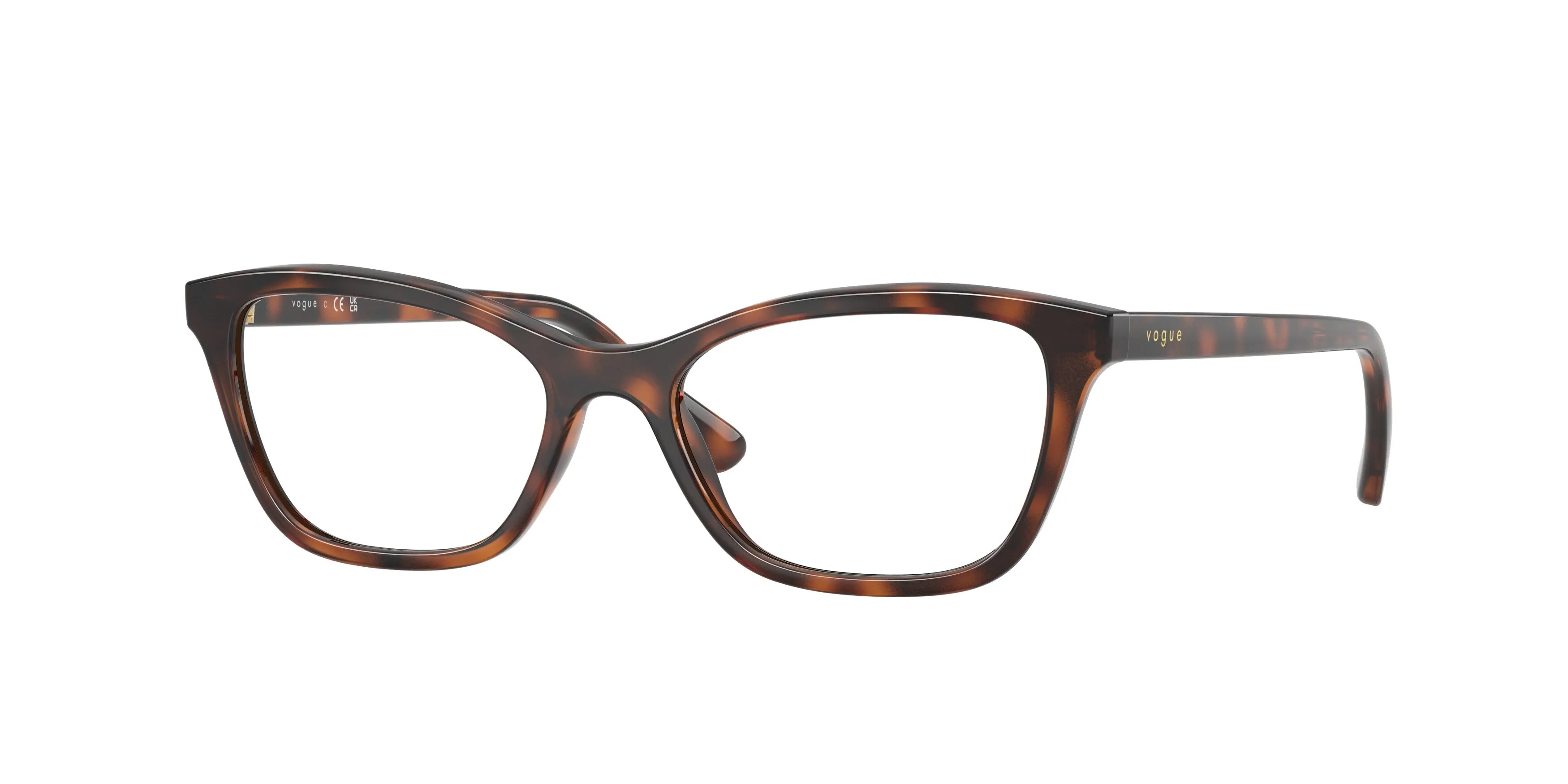 VOGUE EYEWEAR VY2051 2718 Montature da vista Nylon Marrone Trasparente Farfalla Normale - immagine 1