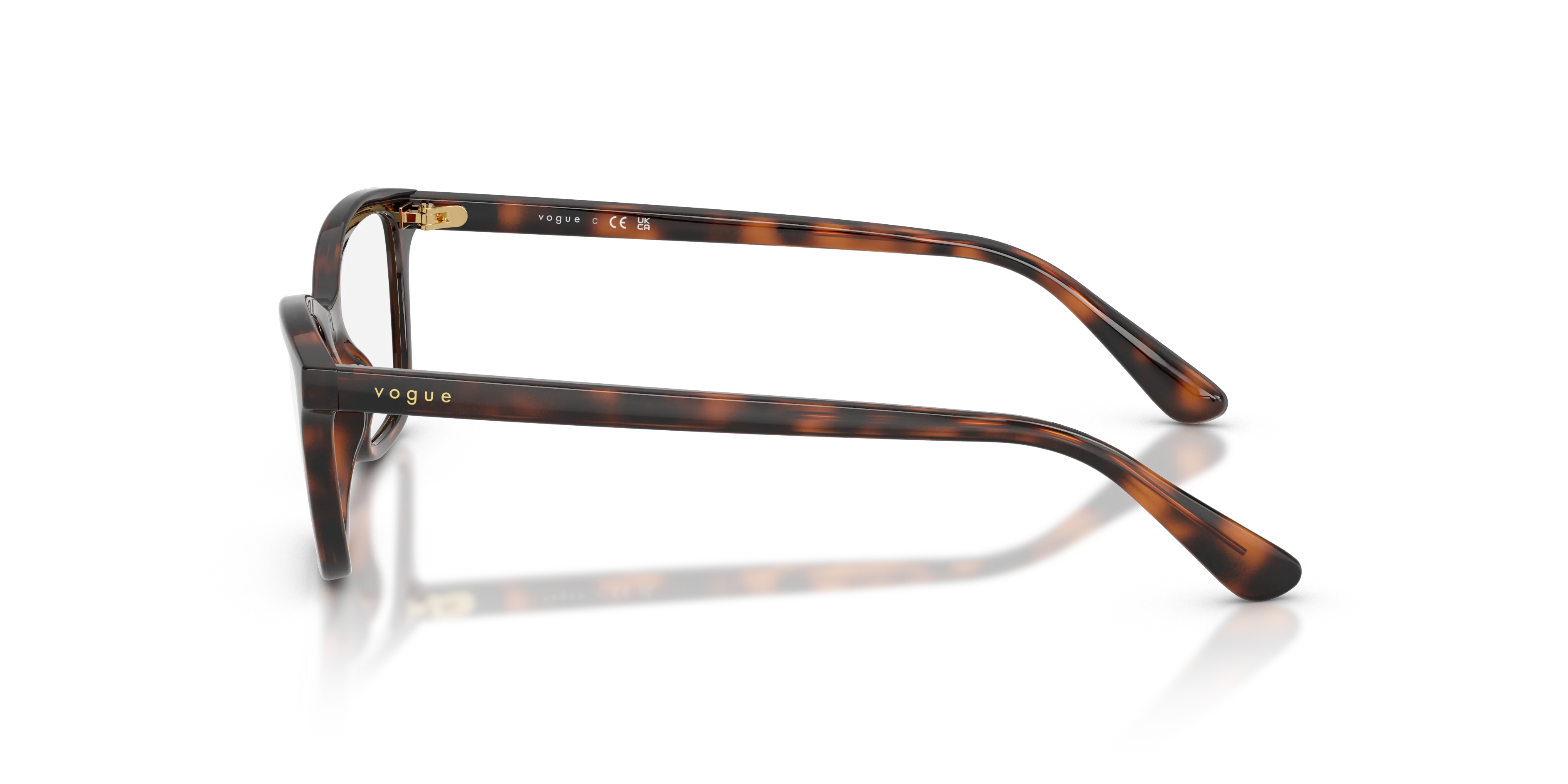 VOGUE EYEWEAR VY2051 2718 Montature da vista Nylon Marrone Trasparente Farfalla Normale - immagine 4