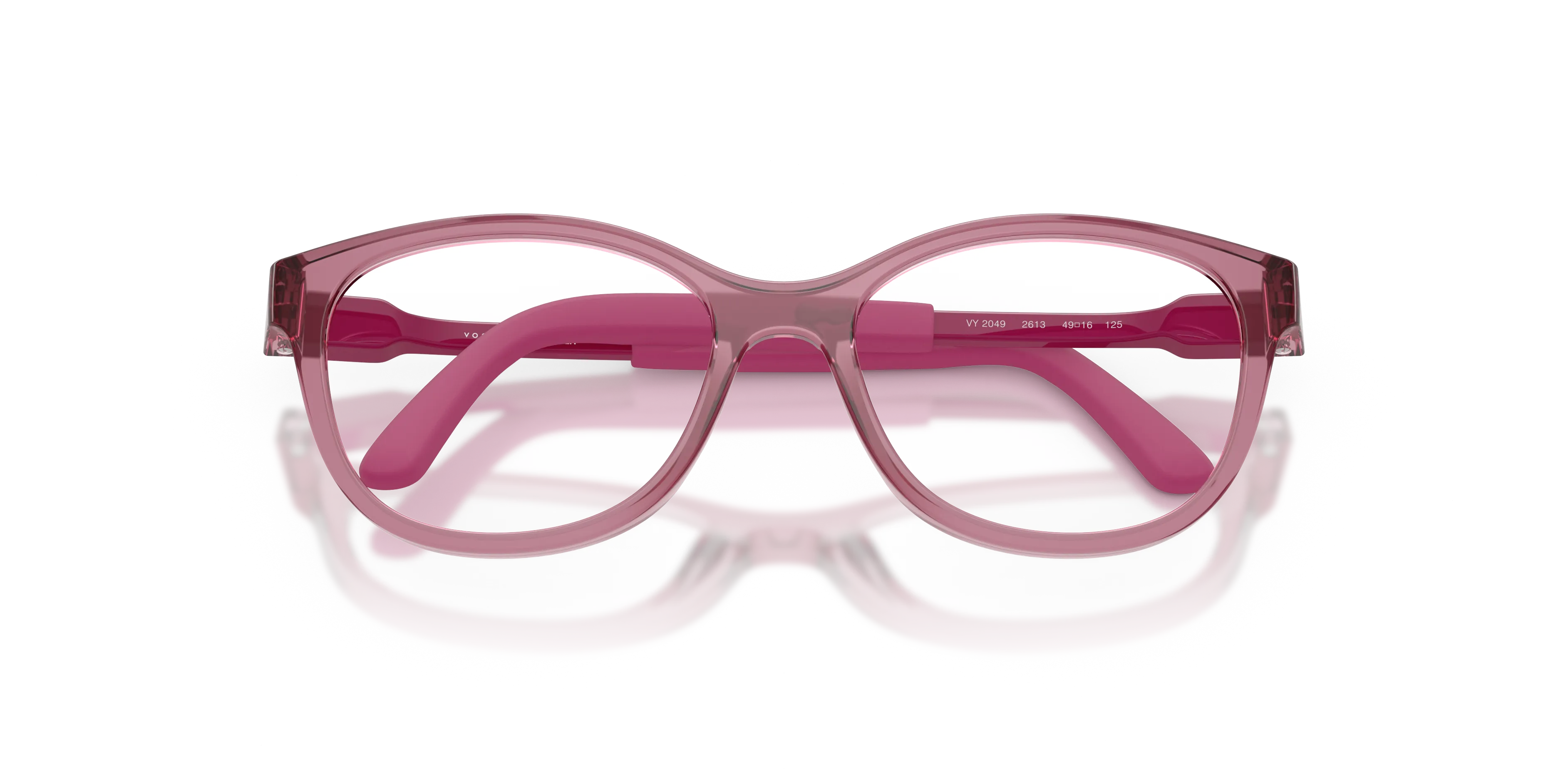 VOGUE EYEWEAR VY2049 2613 Montature da vista Nylon Rosa Trasparente Geometrica Normale - immagine 2