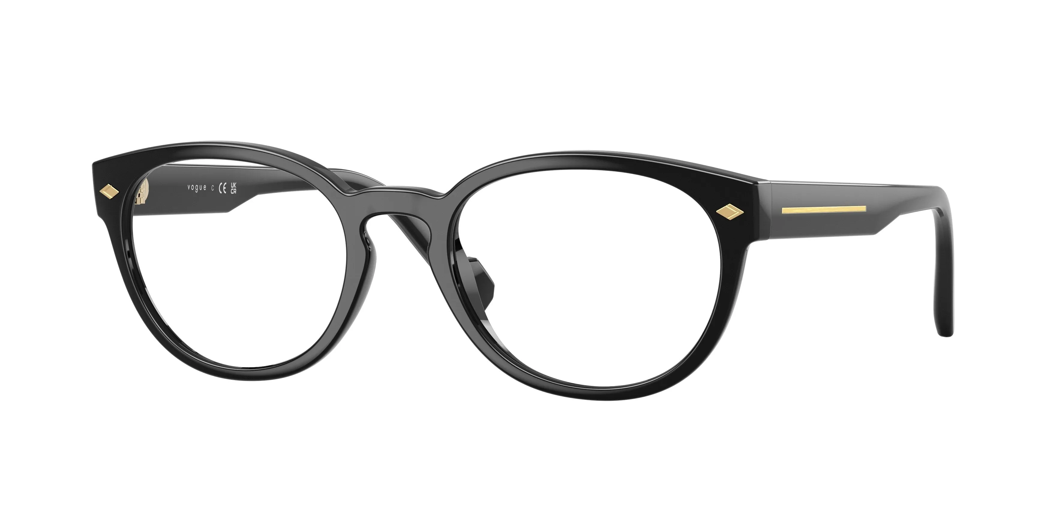 VOGUE EYEWEAR VO5756 W44 Montature da vista Nylon Nero Trasparente Pantos Normale - immagine 1