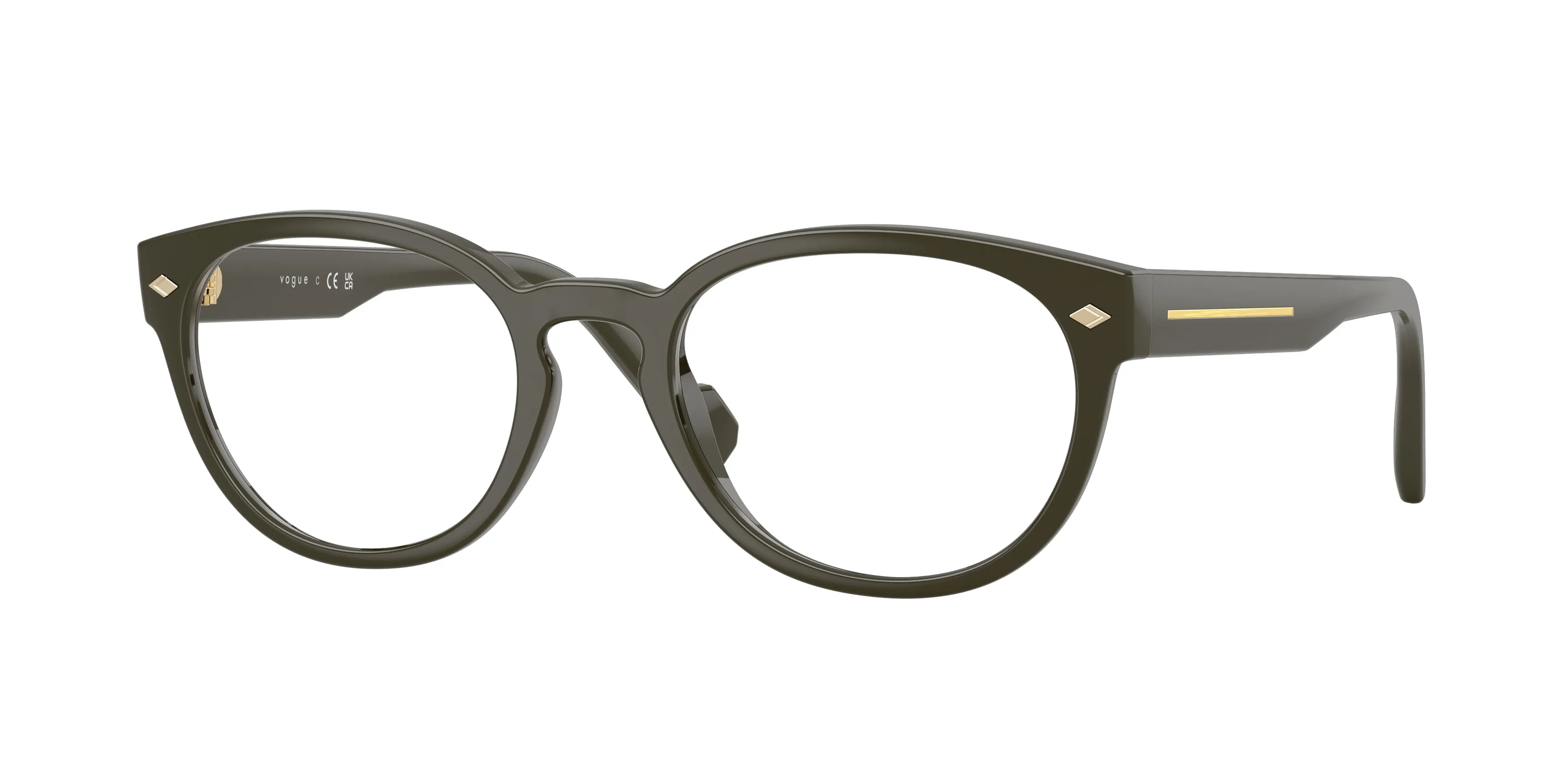 VOGUE EYEWEAR VO5756 3327 Montature da vista Nylon Verde Trasparente Pantos Normale - immagine 1