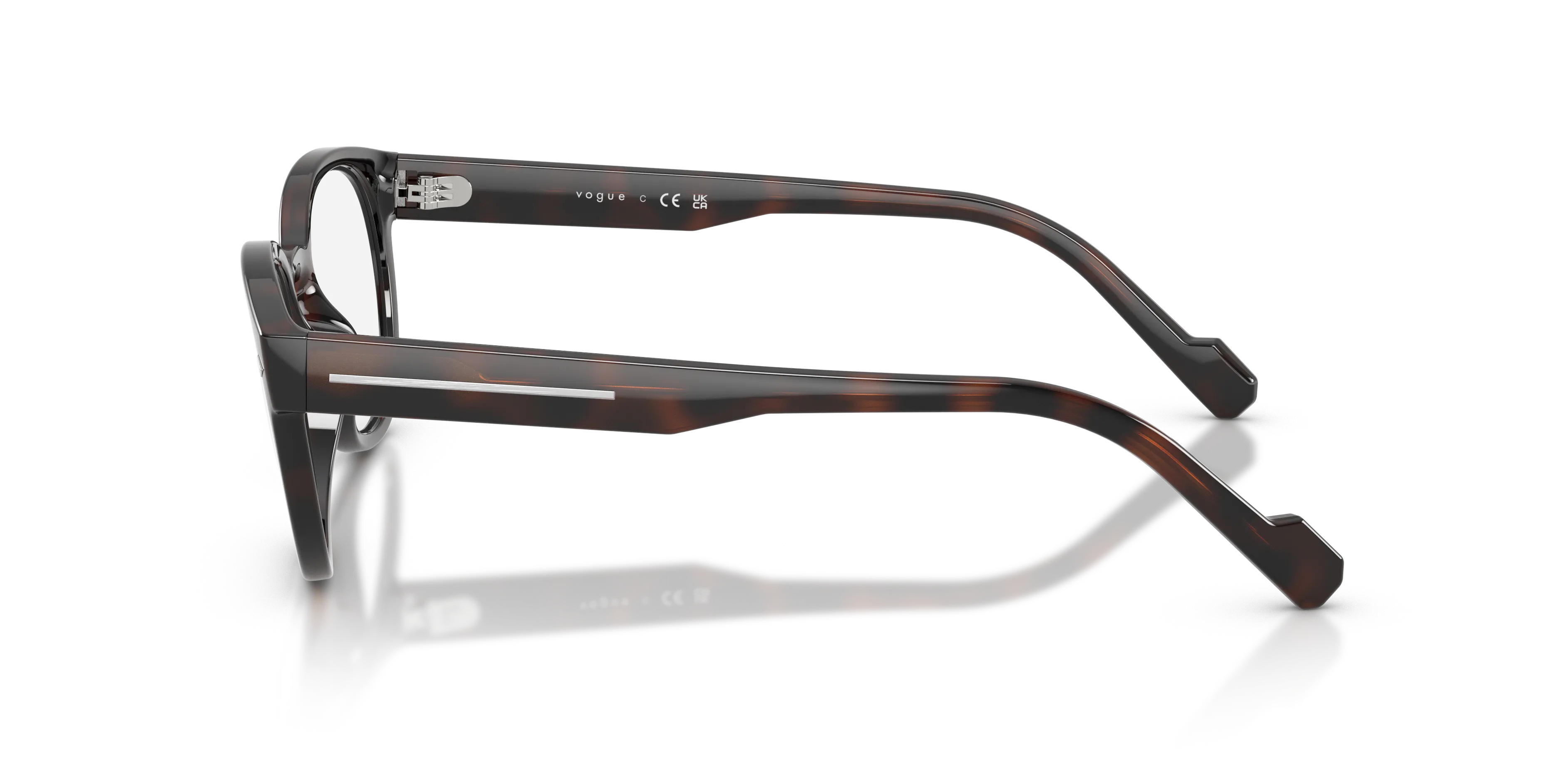 VOGUE EYEWEAR VO5756 2386 Montature da vista Nylon Marrone Trasparente Pantos Normale - immagine 4