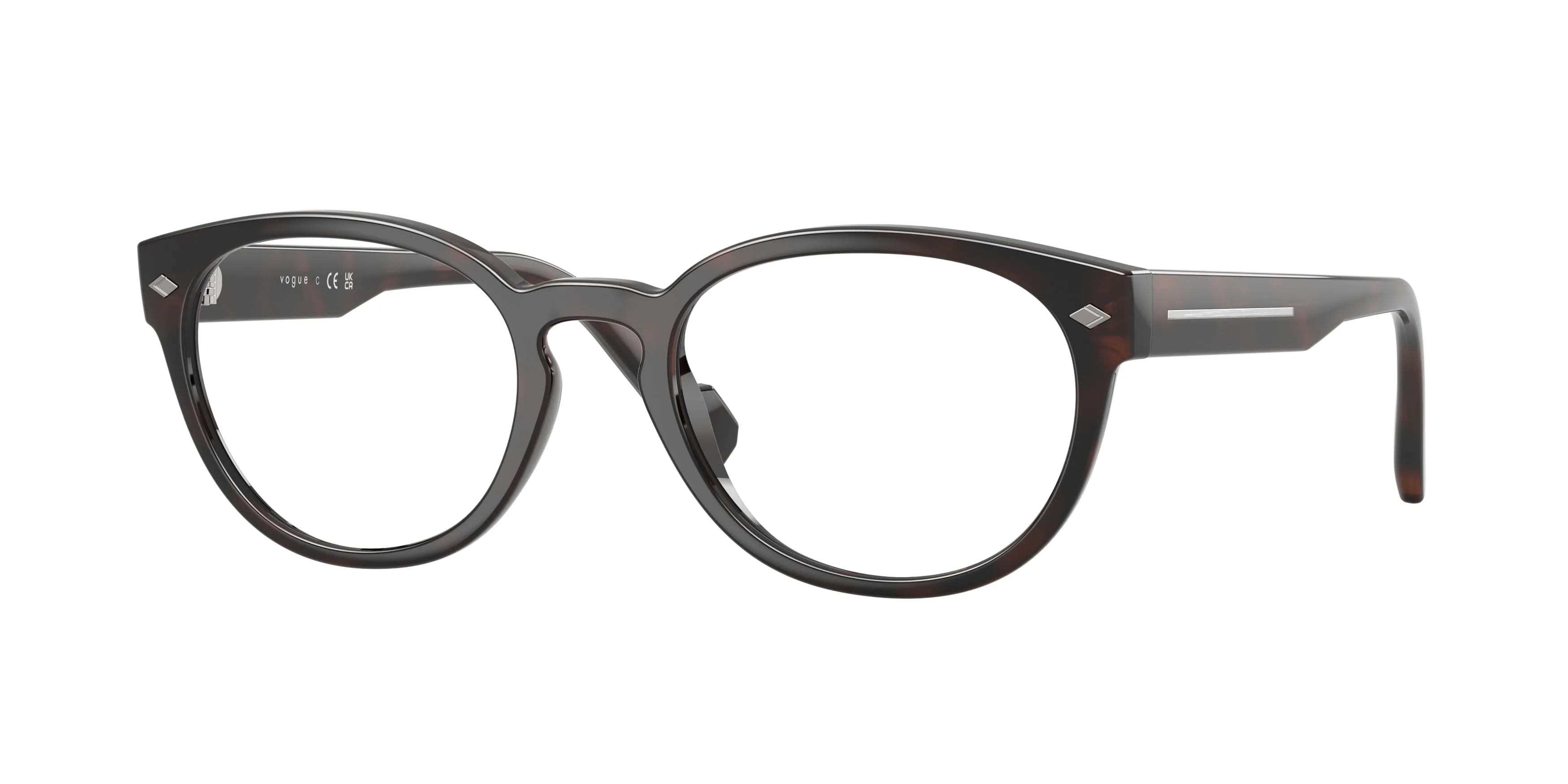 VOGUE EYEWEAR VO5756 2386 Montature da vista Nylon Marrone Trasparente Pantos Normale - immagine 1