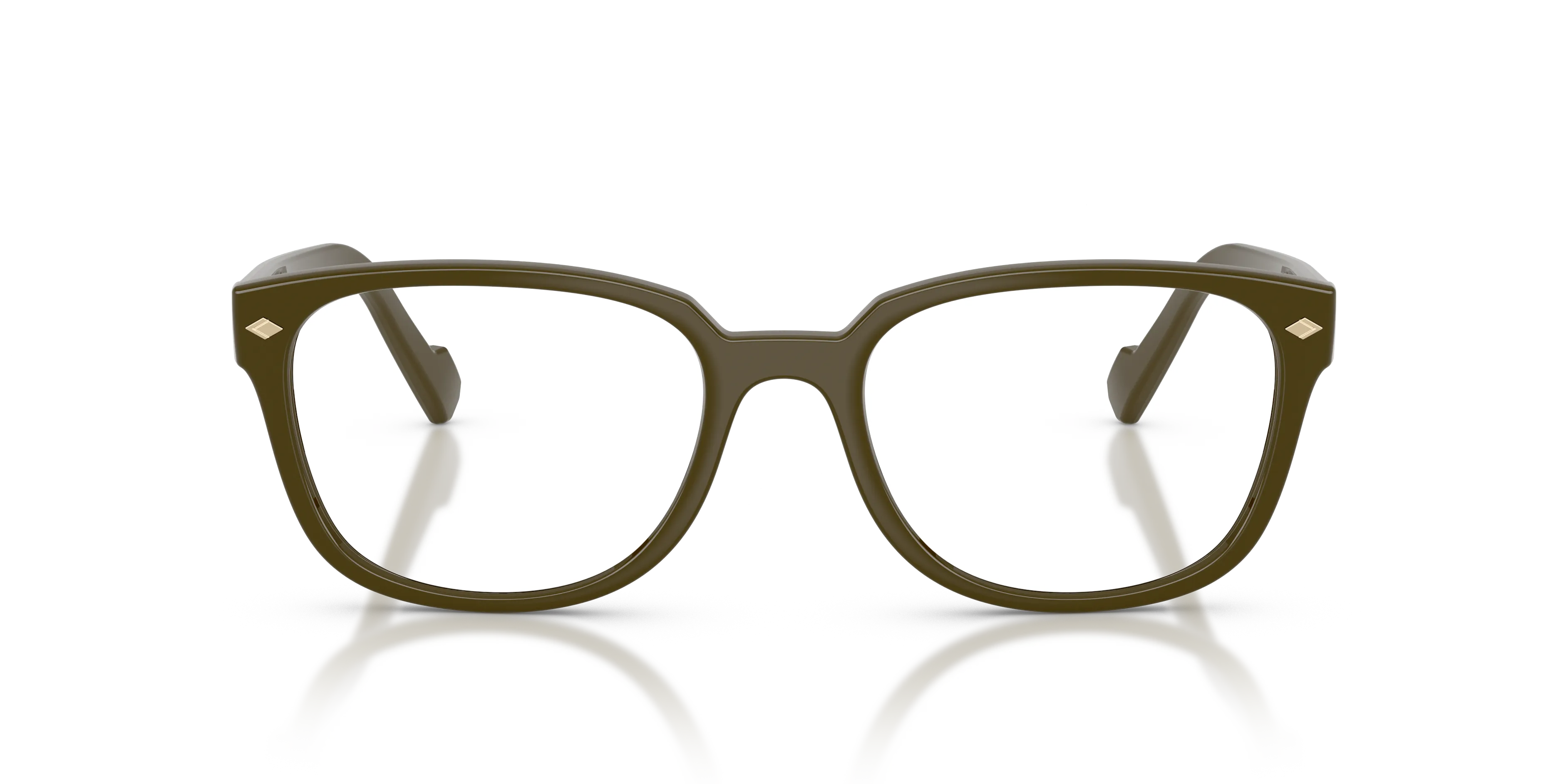 VOGUE EYEWEAR VO5755 3329 Montature da vista Acetato Verde Trasparente Squadrata Normale - immagine 3