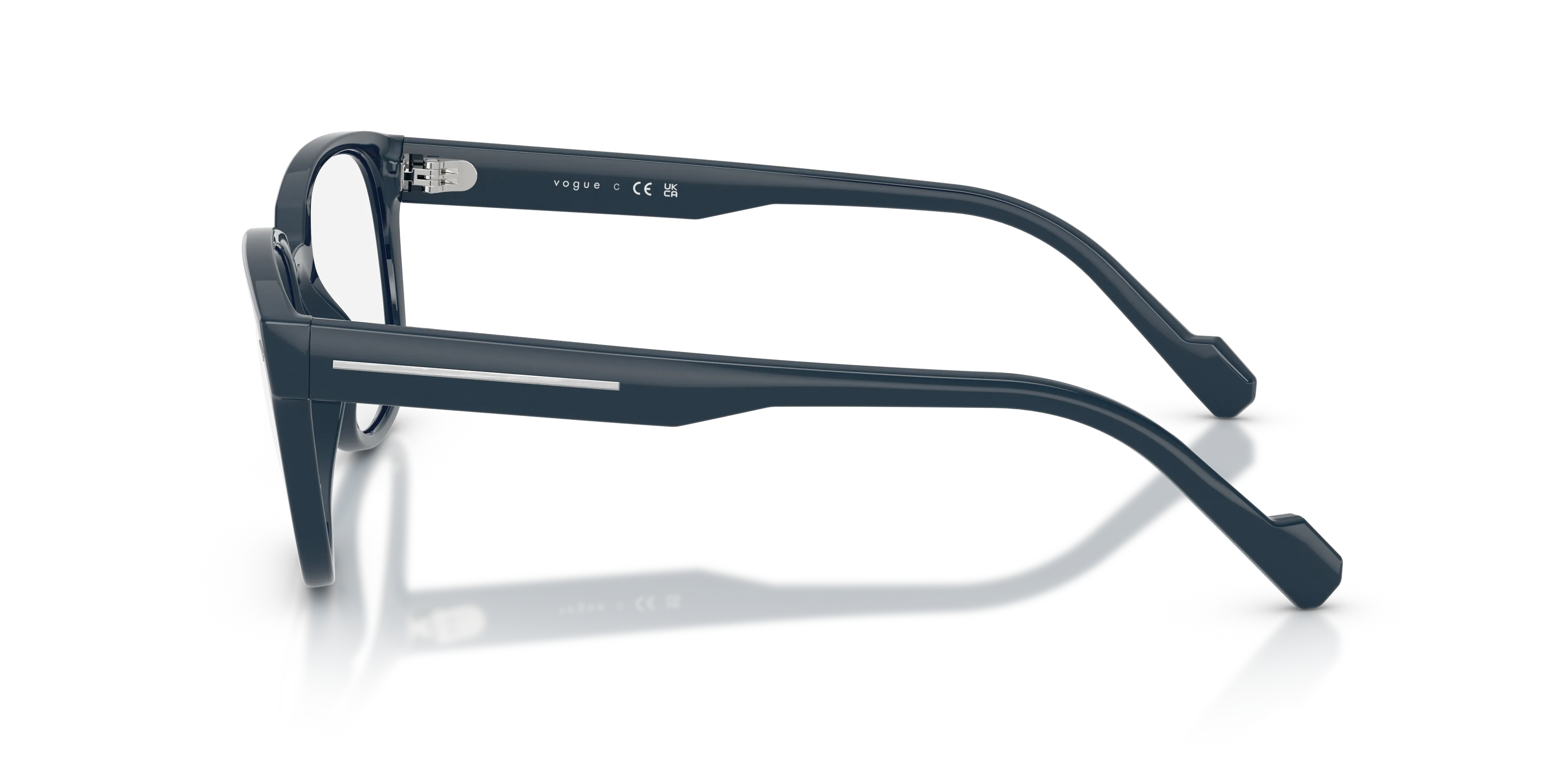 VOGUE EYEWEAR VO5755 2876 Montature da vista Acetato Blu Trasparente Squadrata Normale - immagine 4