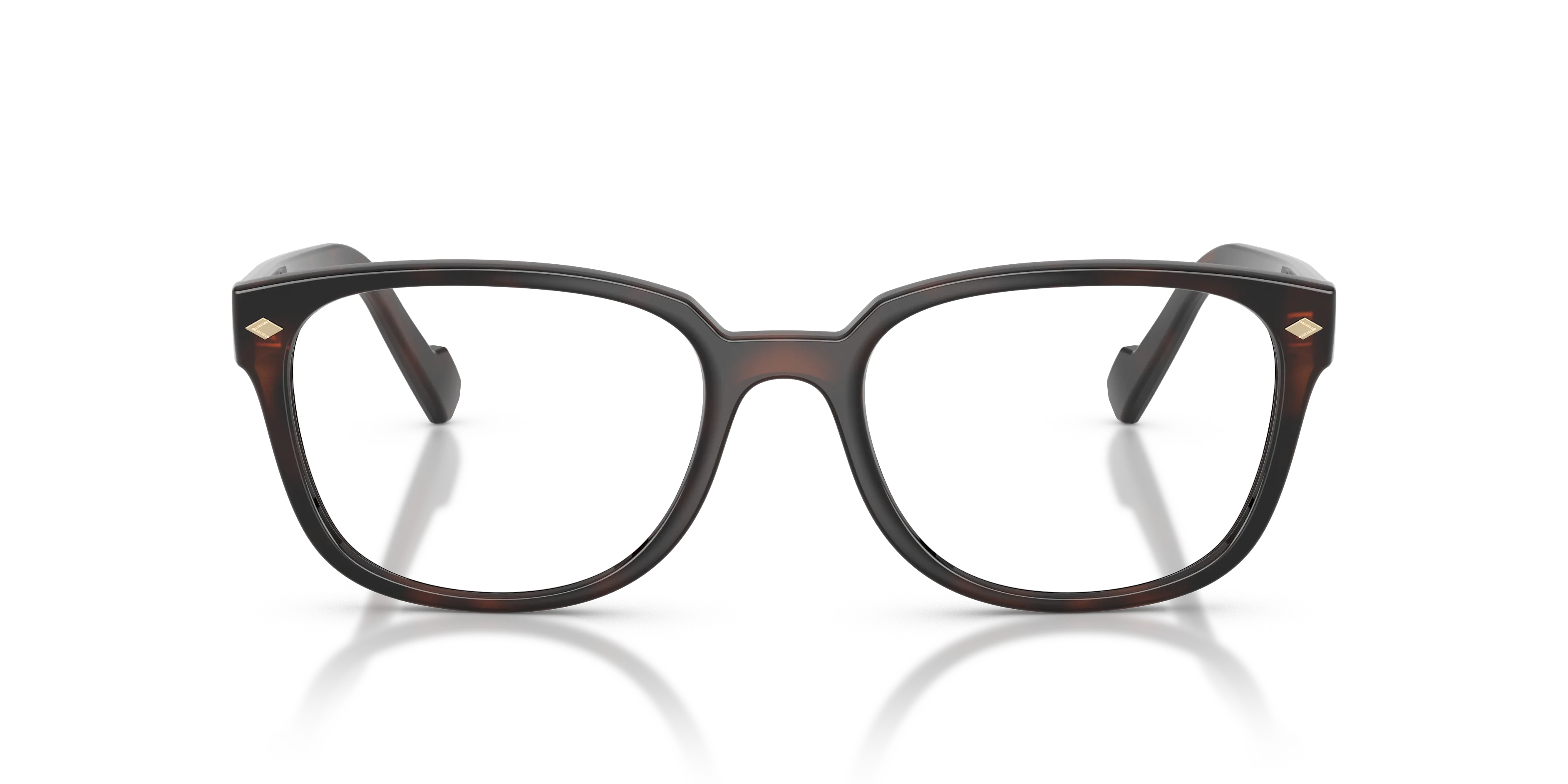 VOGUE EYEWEAR VO5755 2386 Montature da vista Acetato Marrone Trasparente Squadrata Normale - immagine 3
