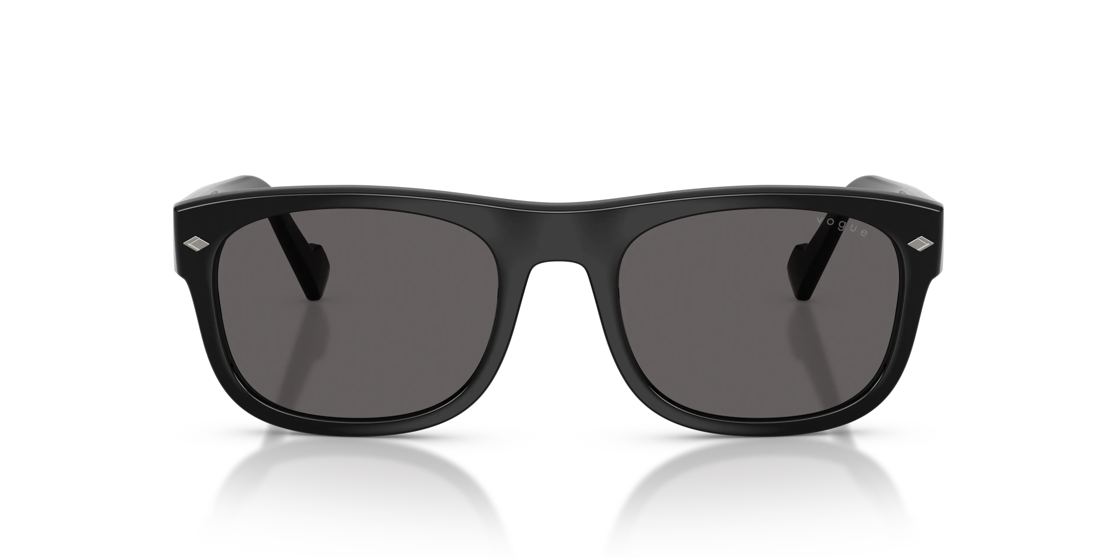 VOGUE EYEWEAR VO5754S W44/87 Occhiali da sole Acetato Nero Grigio Geometrica Normale - immagine 3