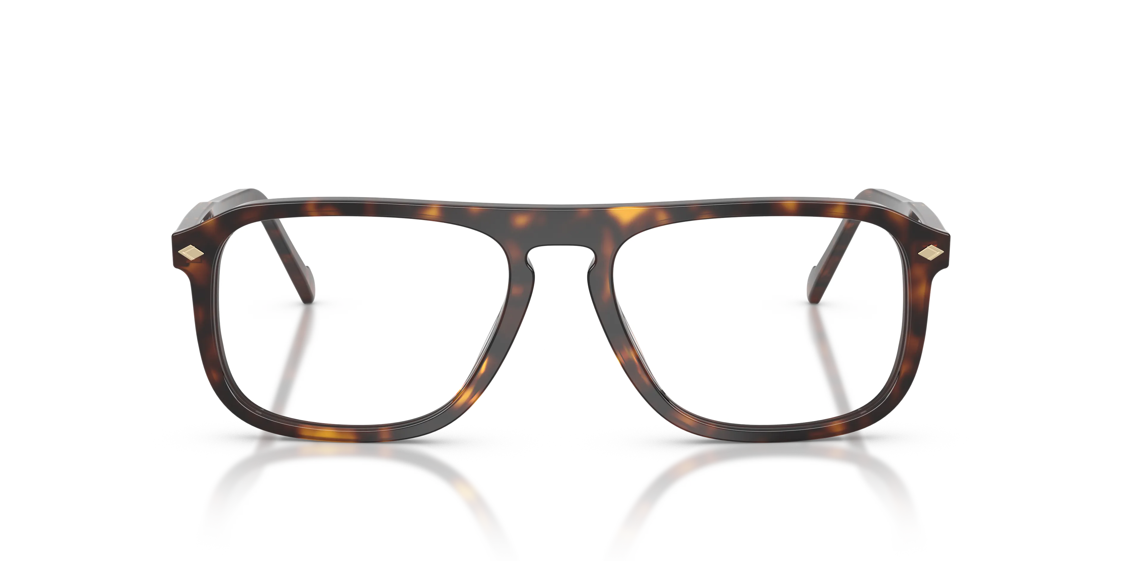 VOGUE EYEWEAR VO5753 W656 Montature da vista Acetato Marrone Trasparente Pillow Normale - immagine 3