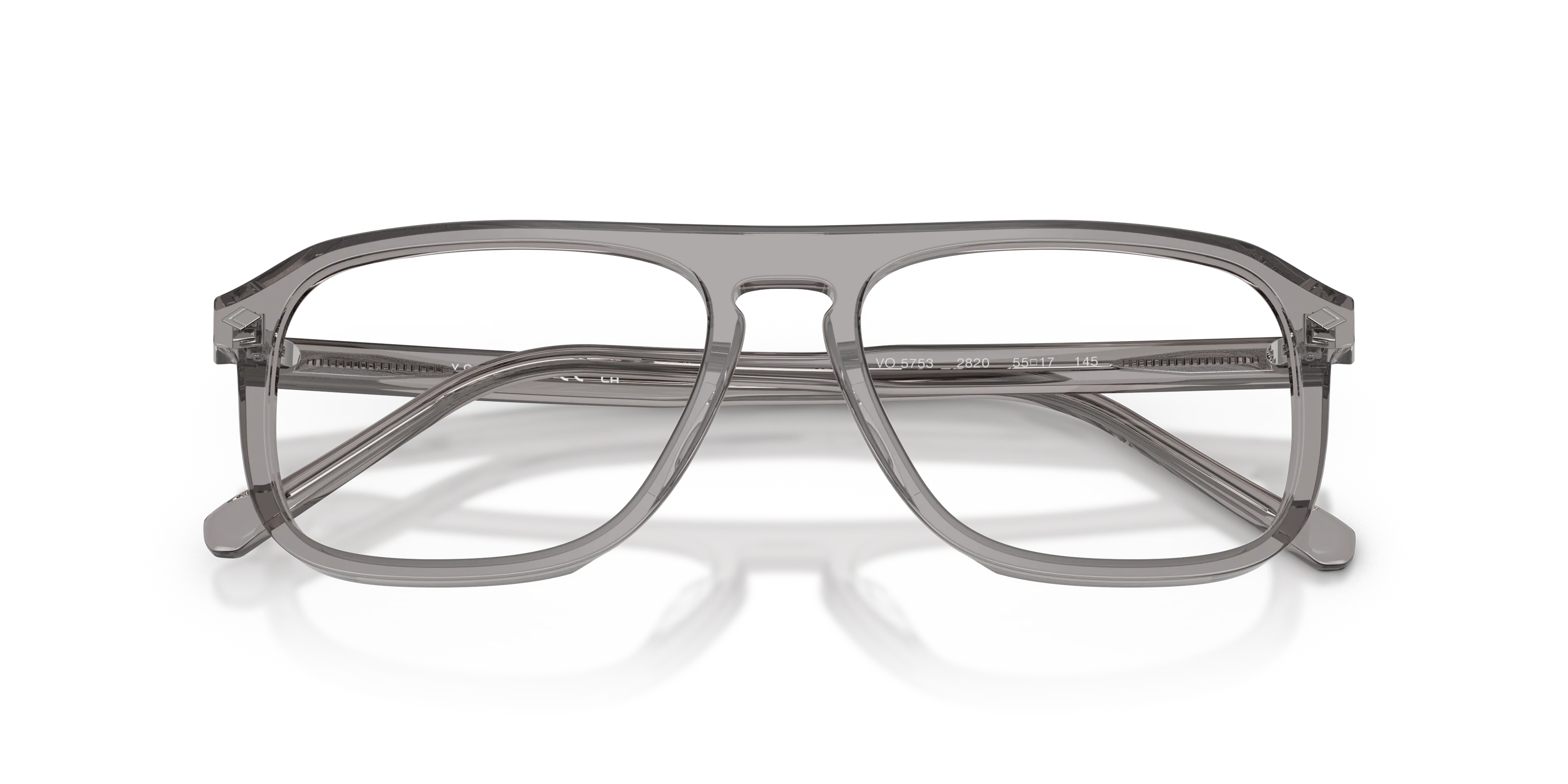 VOGUE EYEWEAR VO5753 2820 Montature da vista Acetato Grigio Trasparente Pillow Normale - immagine 2