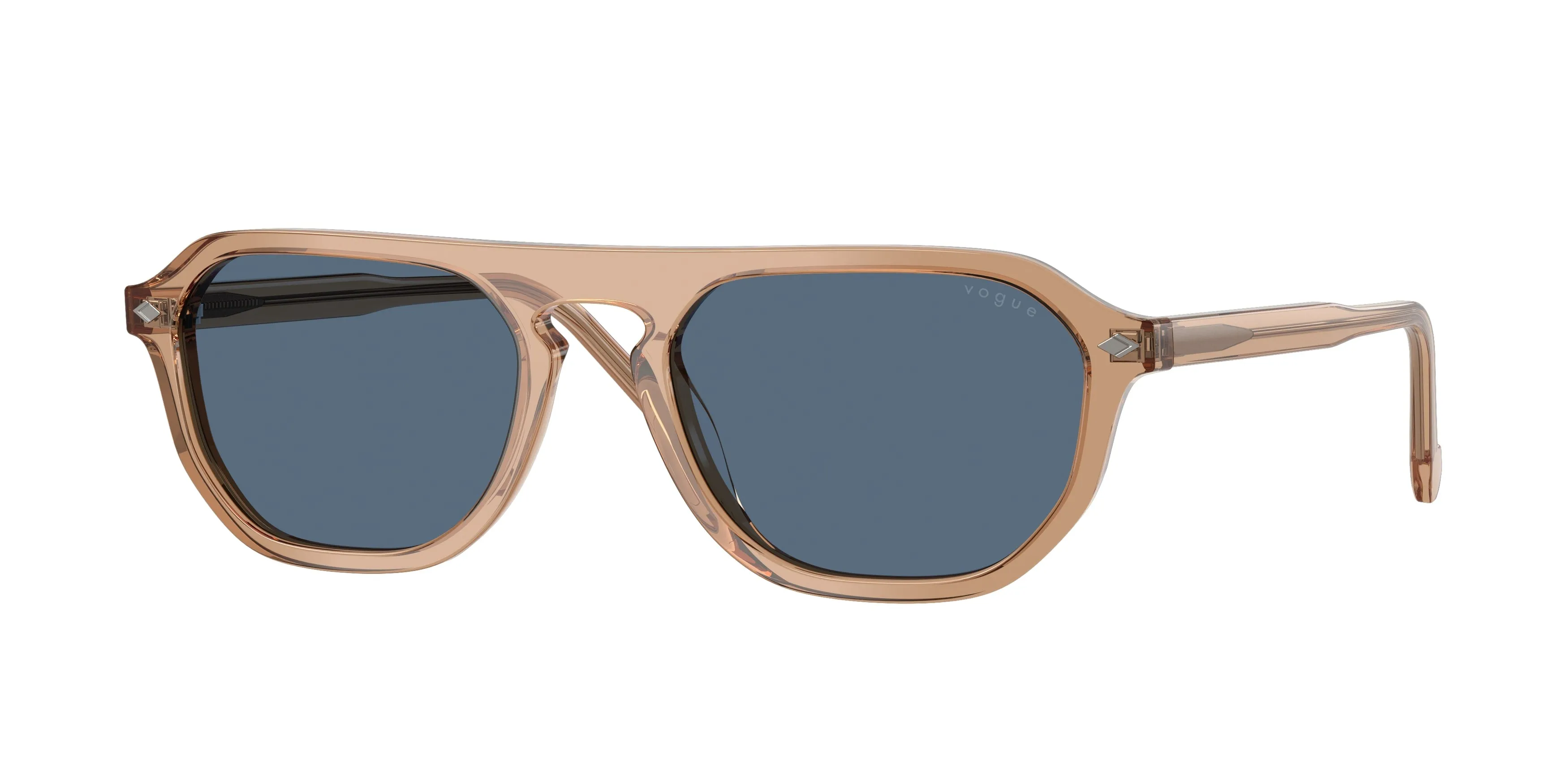 VOGUE EYEWEAR VO5752S 318980 Occhiali da sole Acetato Marrone Blu Pillow Normale - immagine 1