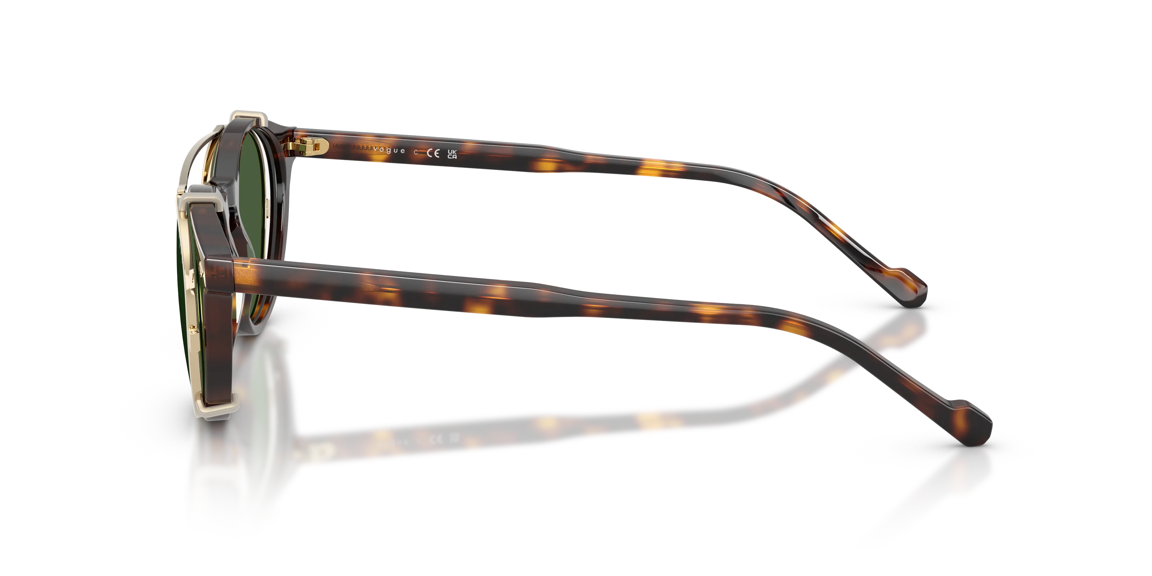 VOGUE EYEWEAR VO5751S W6561W Occhiali da sole Acetato Marrone Trasparente Pantos Normale - immagine 4