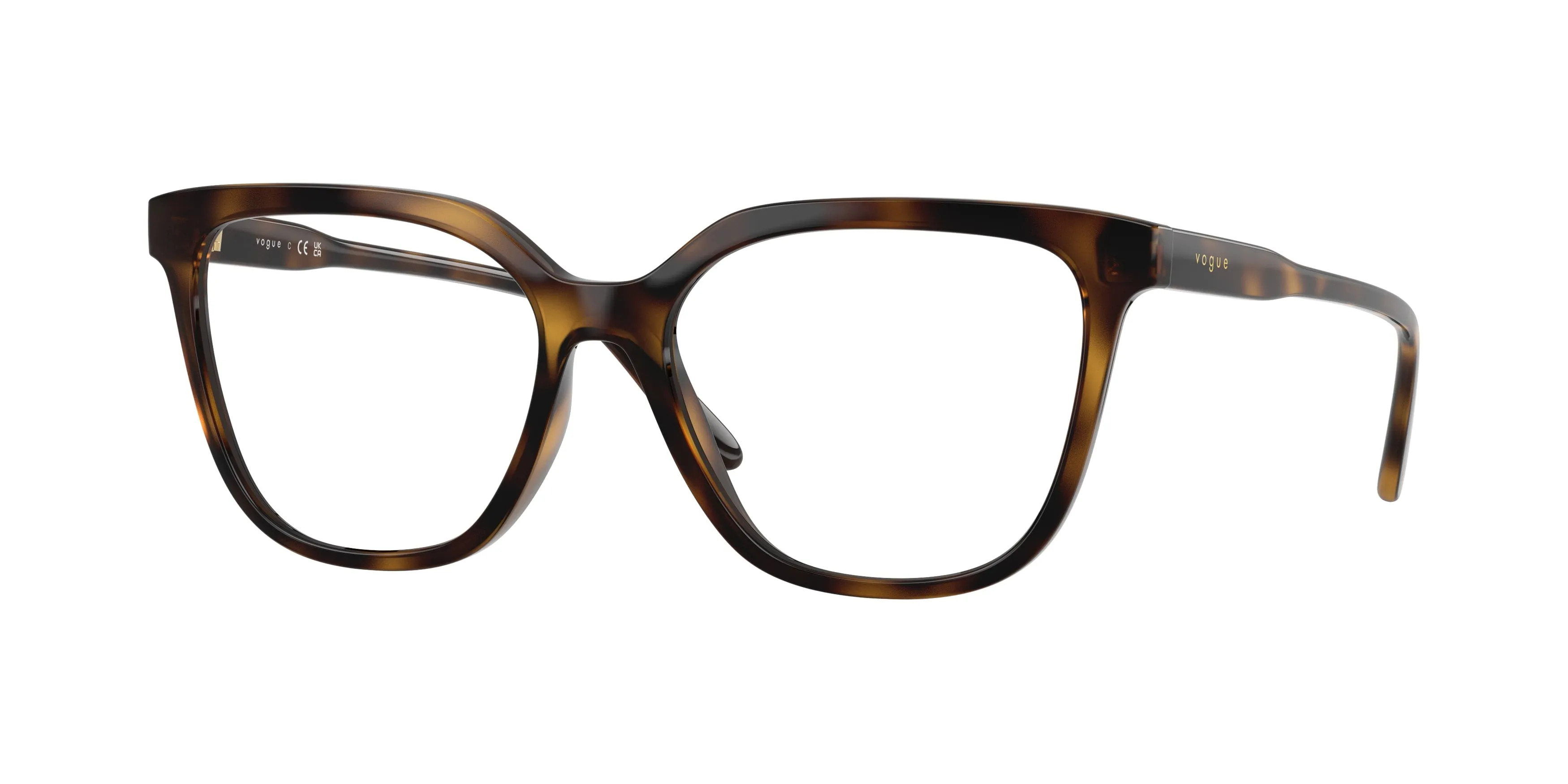 VOGUE EYEWEAR VO5750 W656 Montature da vista Nylon Marrone Trasparente Squadrata Normale - immagine 1