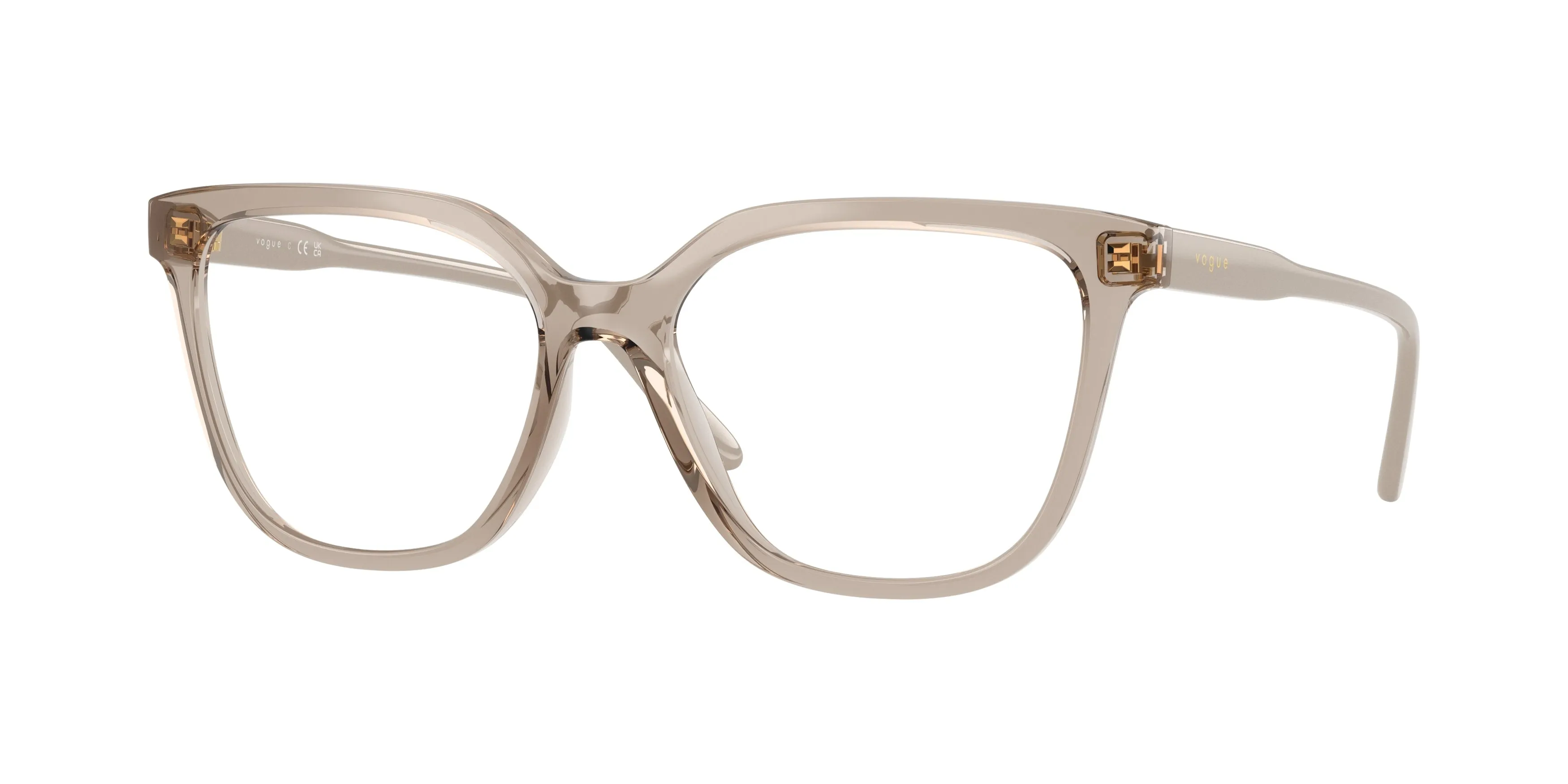 VOGUE EYEWEAR VO5750 2990 Montature da vista Nylon Marrone Trasparente Squadrata Normale - immagine 1