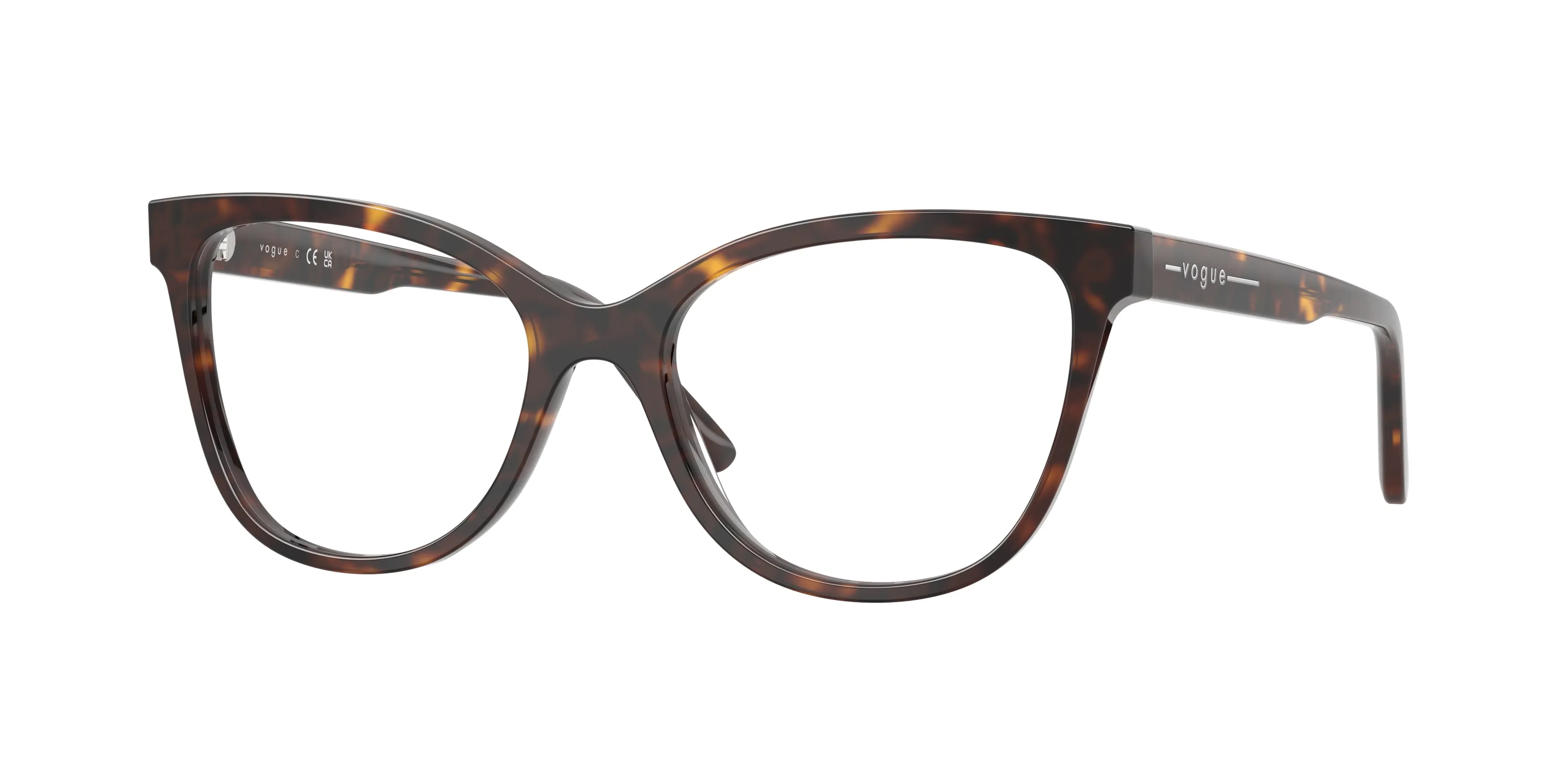 VOGUE EYEWEAR VO5748 W656 Montature da vista Acetato Marrone Trasparente Pantos Normale - immagine 1