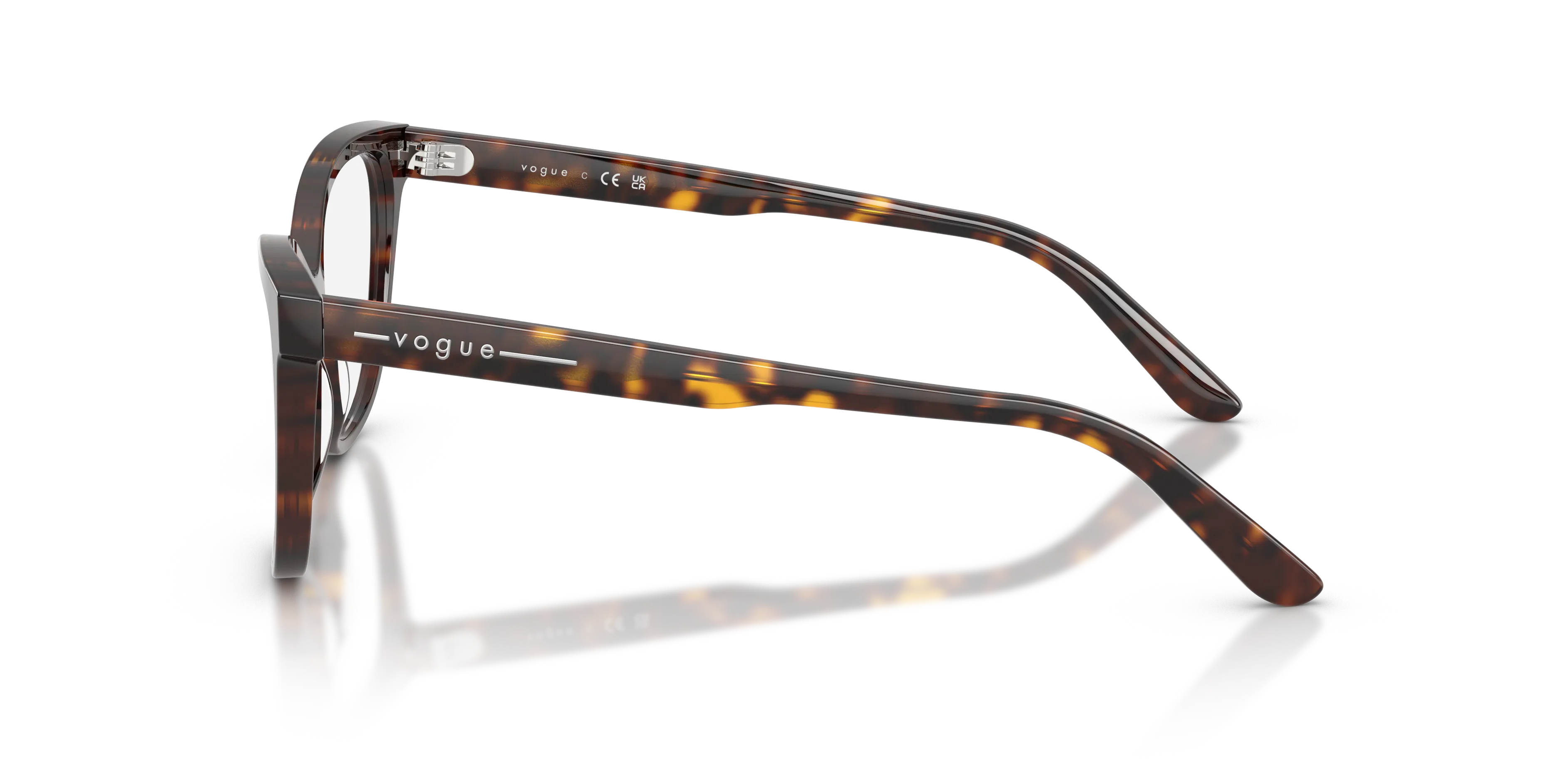 VOGUE EYEWEAR VO5748 W656 Montature da vista Acetato Marrone Trasparente Pantos Normale - immagine 4