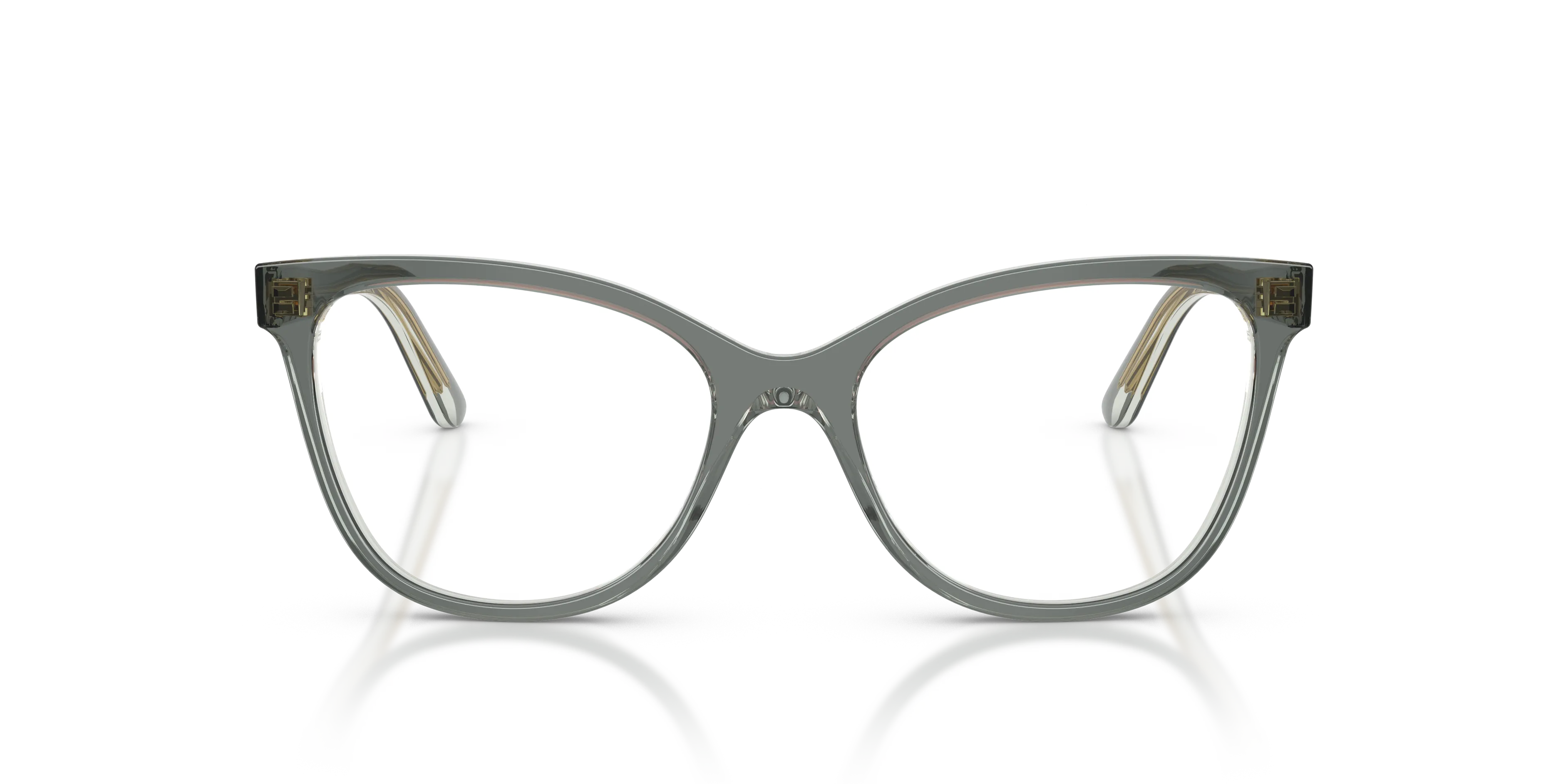 VOGUE EYEWEAR VO5748 3325 Montature da vista Acetato Verde Trasparente Pantos Normale - immagine 3