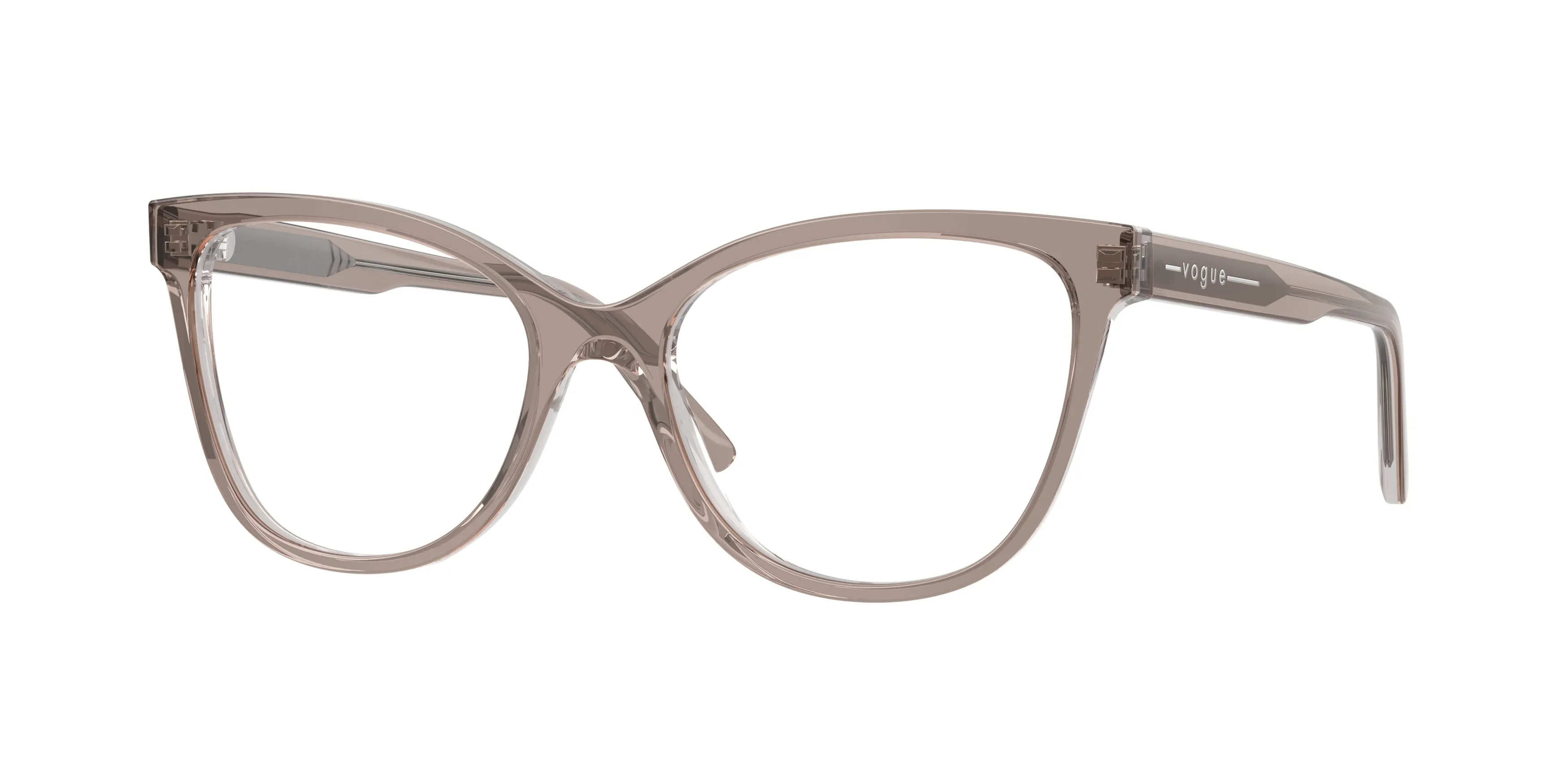 VOGUE EYEWEAR VO5748 3324 Montature da vista Acetato Marrone Trasparente Pantos Normale - immagine 1