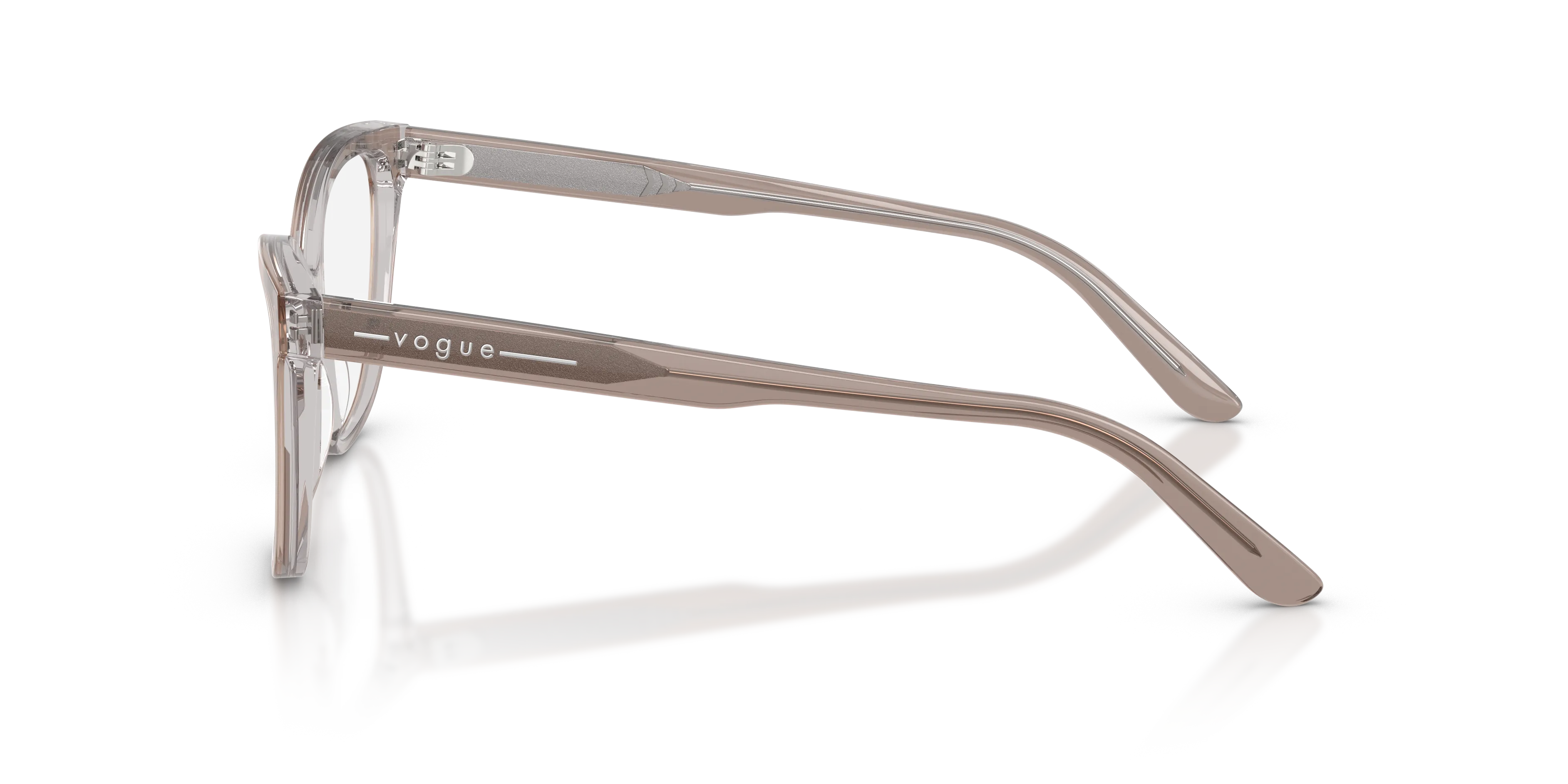 VOGUE EYEWEAR VO5748 3324 Montature da vista Acetato Marrone Trasparente Pantos Normale - immagine 4
