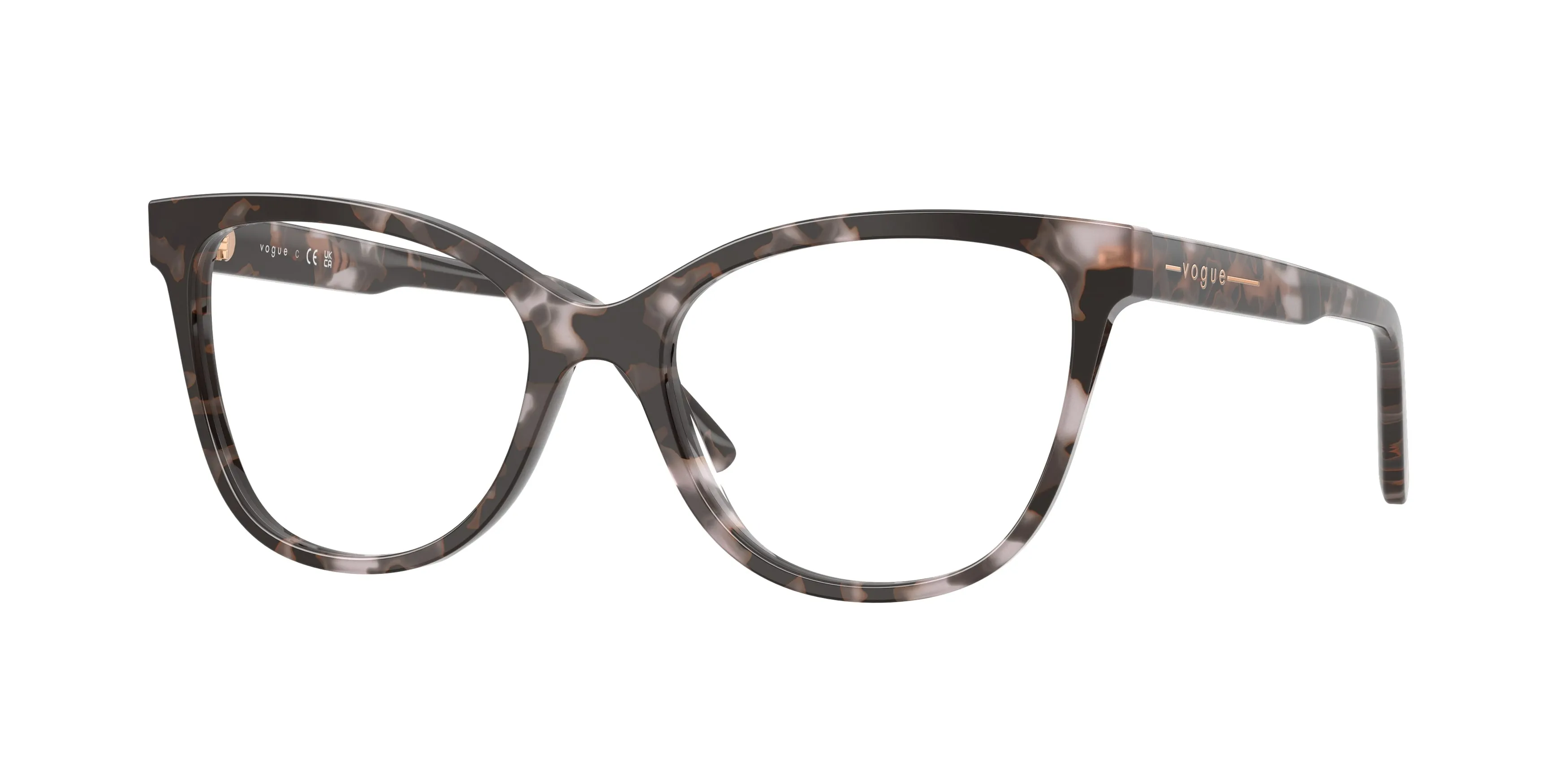 VOGUE EYEWEAR VO5748 3146 Montature da vista Acetato Tartaruga Trasparente Pantos Normale - immagine 1