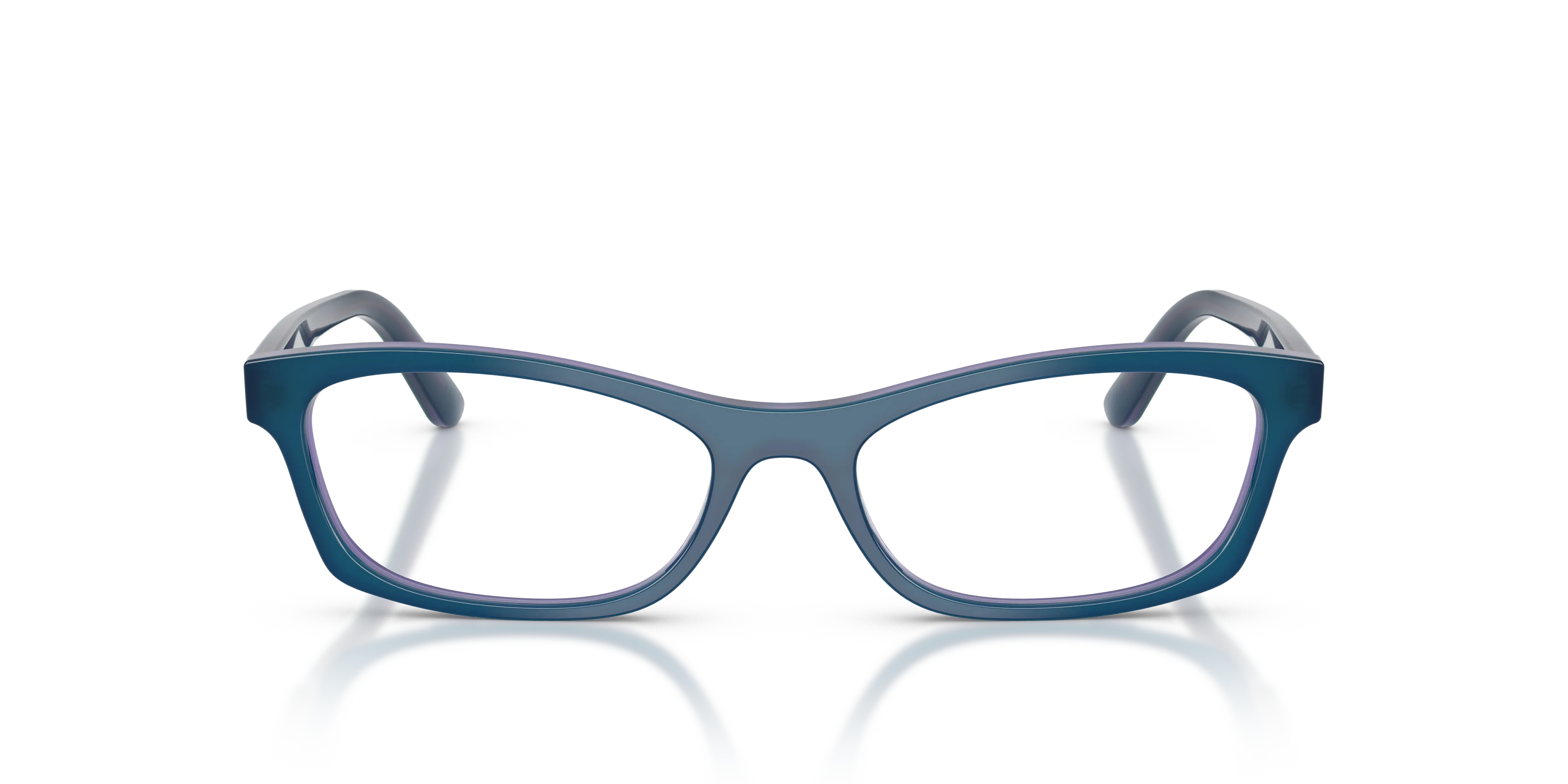 VOGUE EYEWEAR VO5747 3323 Montature da vista Acetato Blu Trasparente Pillow Normale - immagine 3