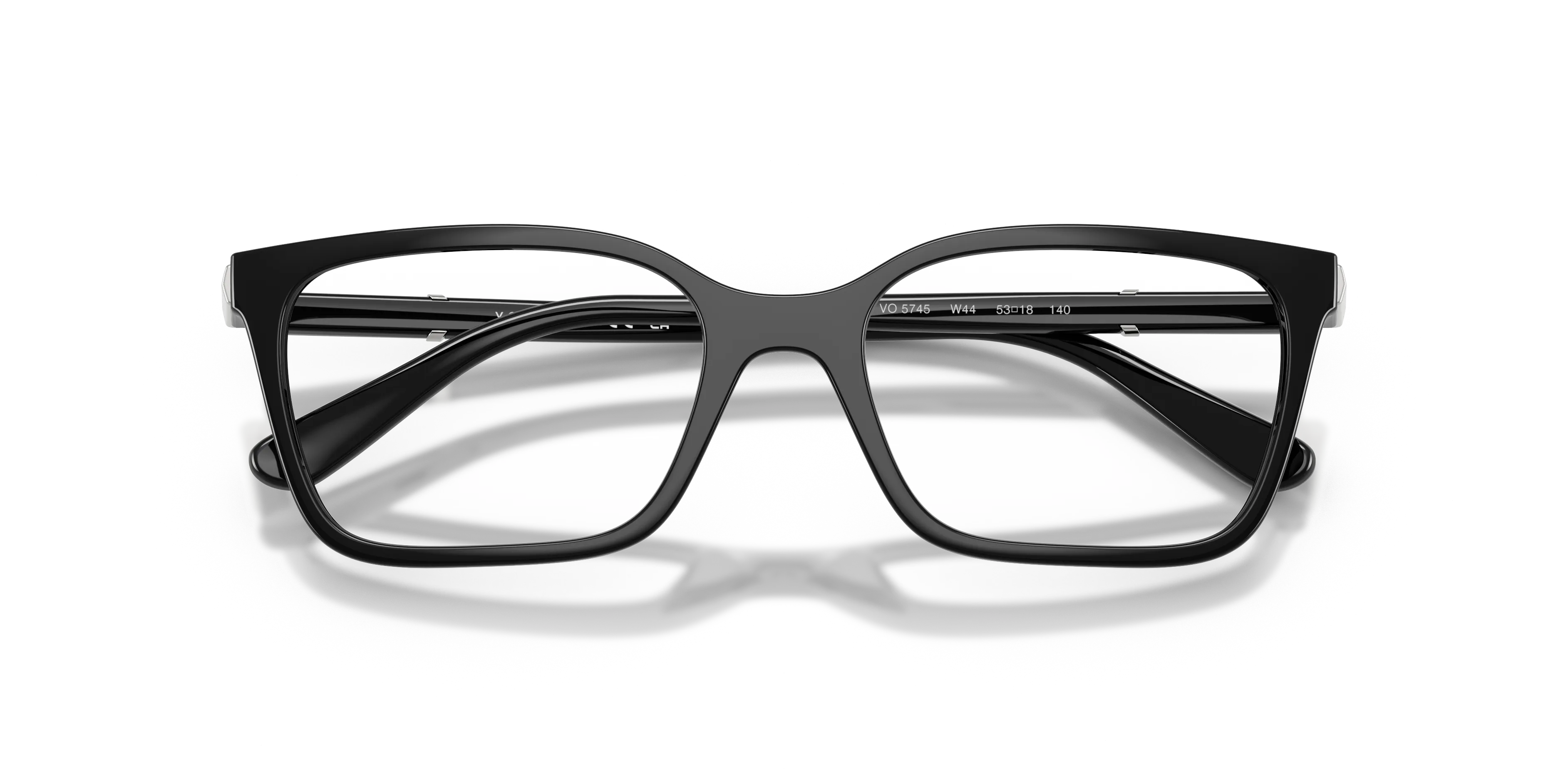 VOGUE EYEWEAR VO5745 W44 Montature da vista Nylon Nero Trasparente Pillow Normale - immagine 2