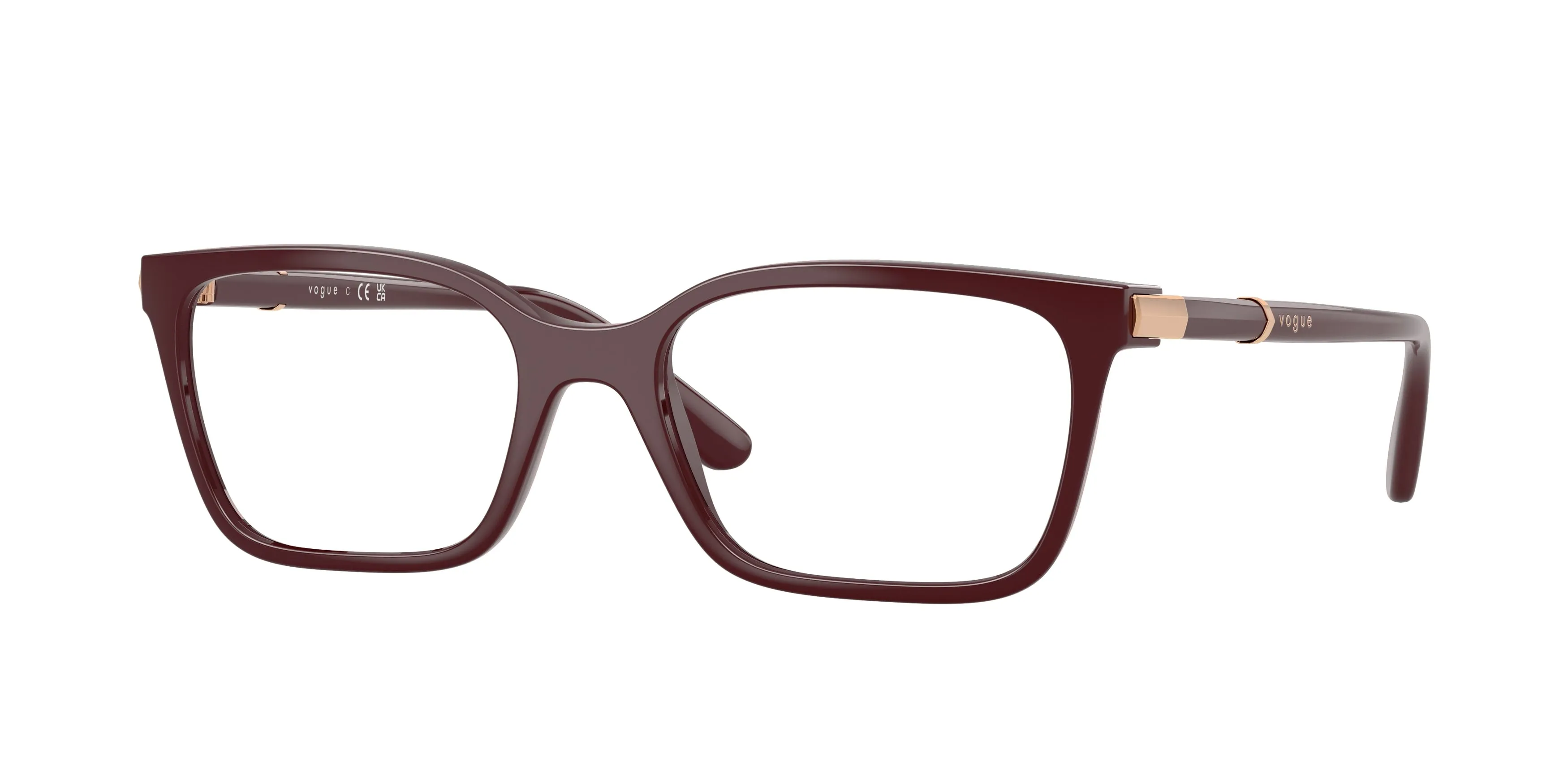 VOGUE EYEWEAR VO5745 3331 Montature da vista Nylon Rosso Trasparente Pillow Normale - immagine 1