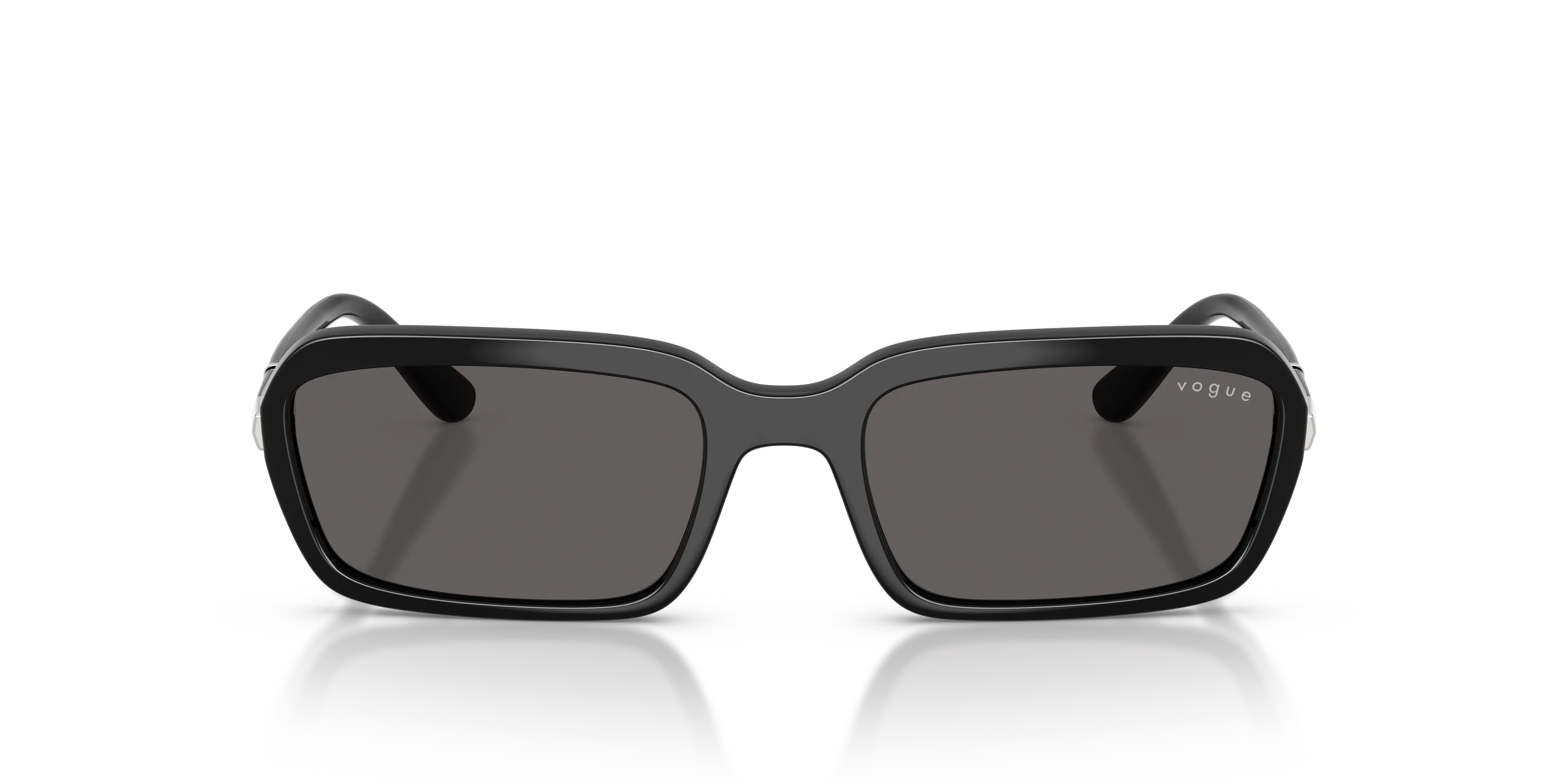 VOGUE EYEWEAR VO5744S W44/87 Occhiali da sole Nylon Nero Grigio Squadrata Normale - immagine 3