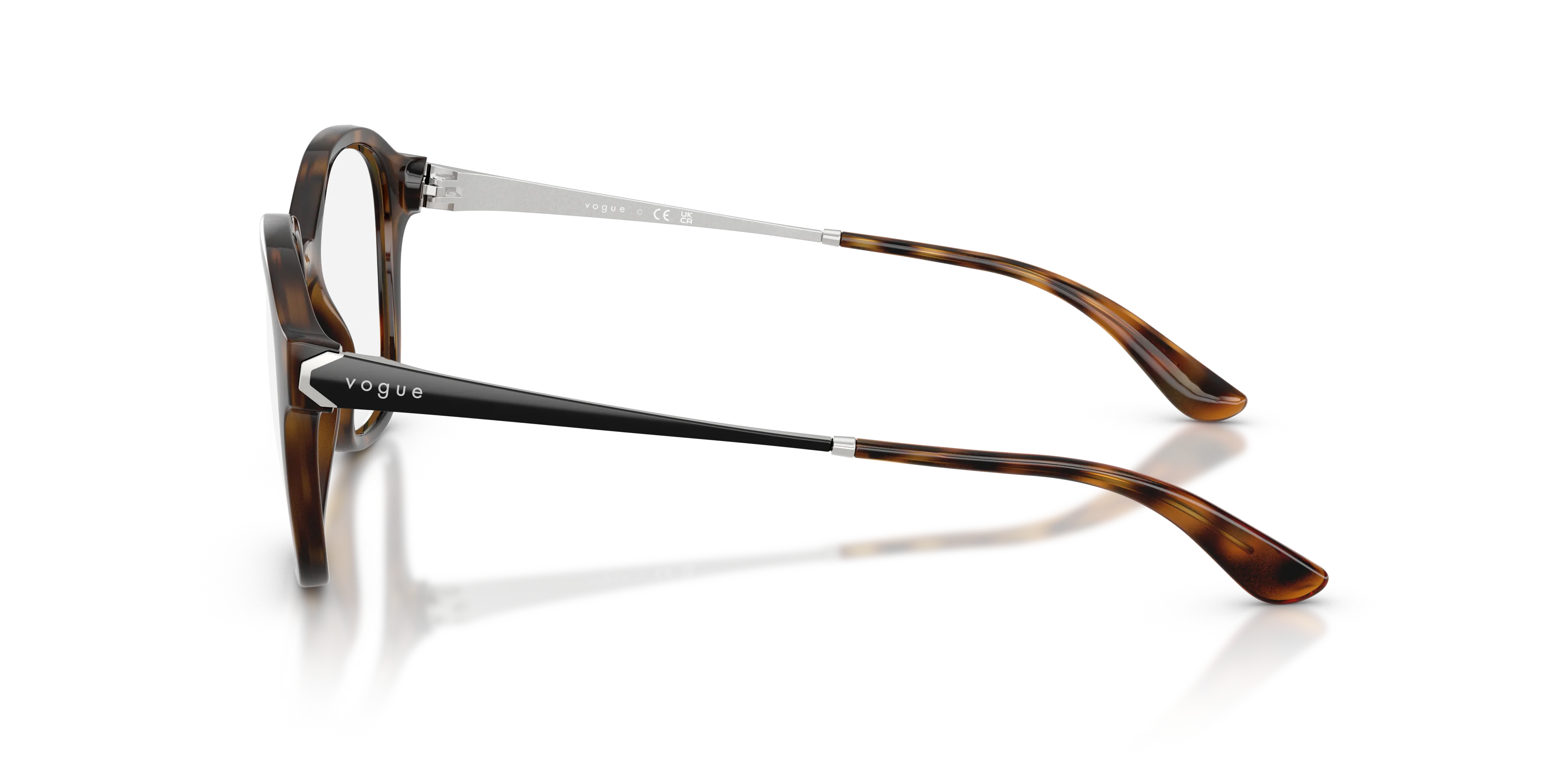 VOGUE EYEWEAR VO5743 W656 Montature da vista Nylon Marrone Trasparente Pantos Normale - immagine 4