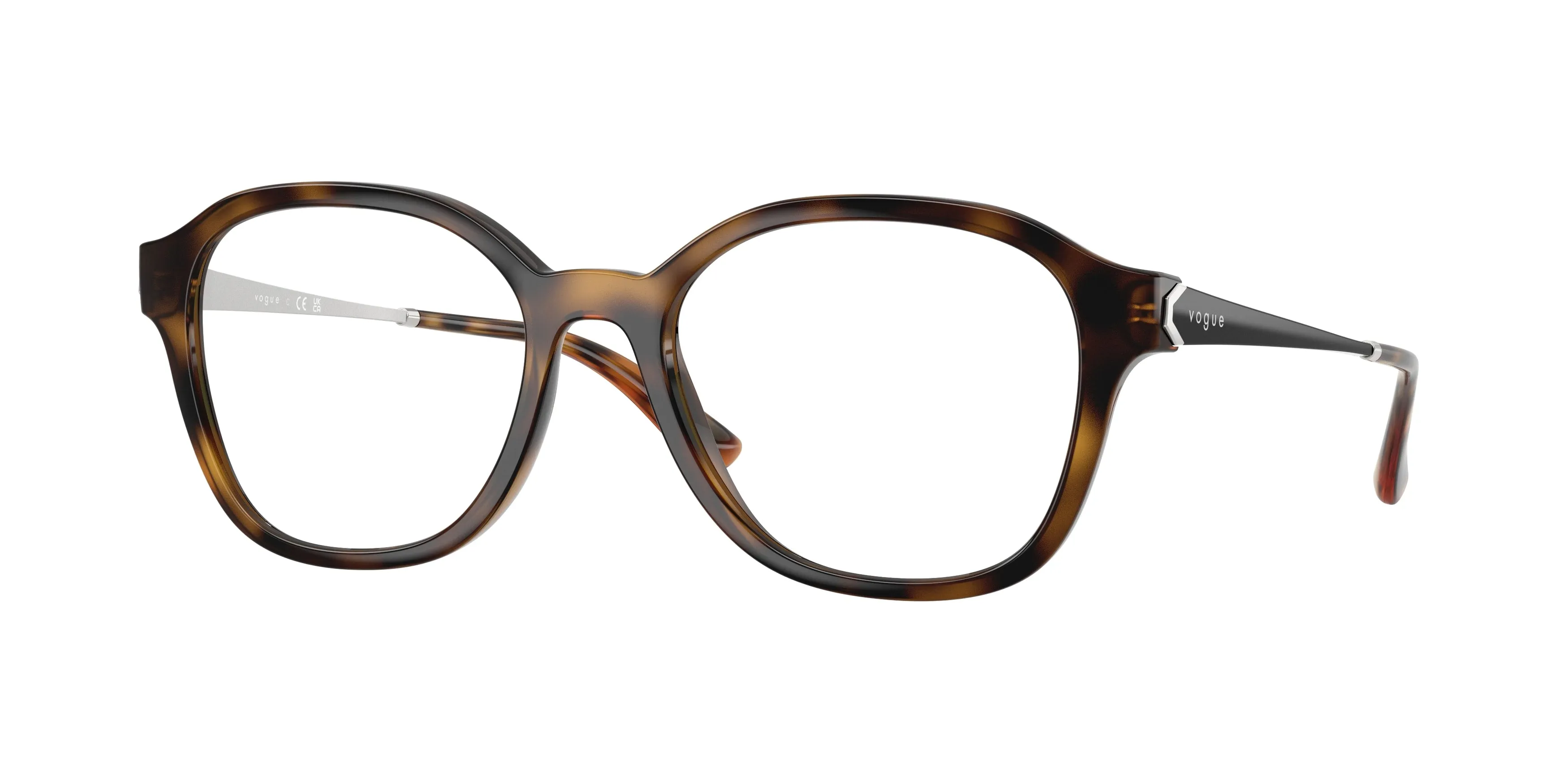 VOGUE EYEWEAR VO5743 W656 Montature da vista Nylon Marrone Trasparente Pantos Normale - immagine 1