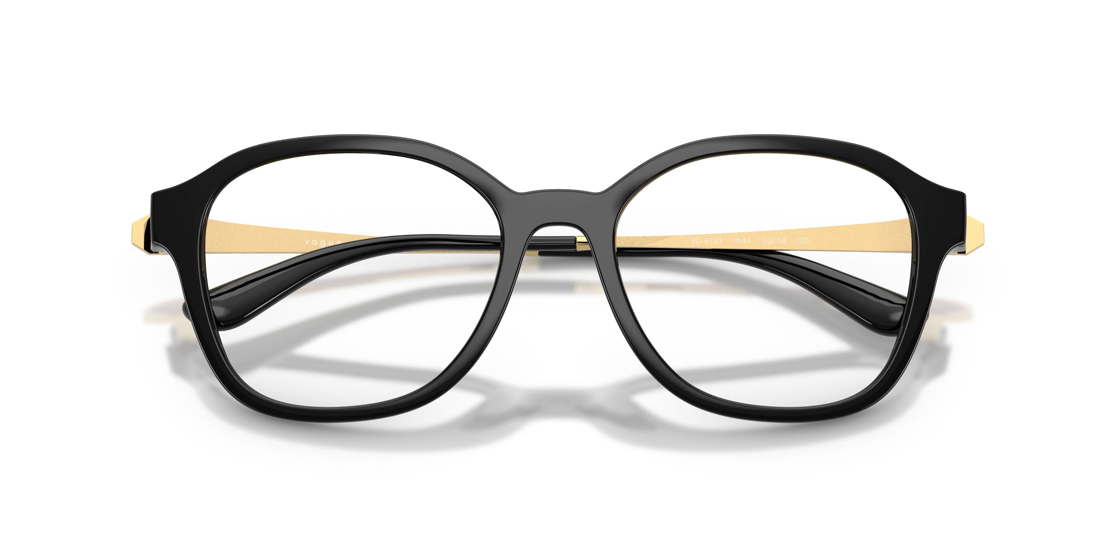 VOGUE EYEWEAR VO5743 W44 Montature da vista Nylon Nero Trasparente Pantos Normale - immagine 2
