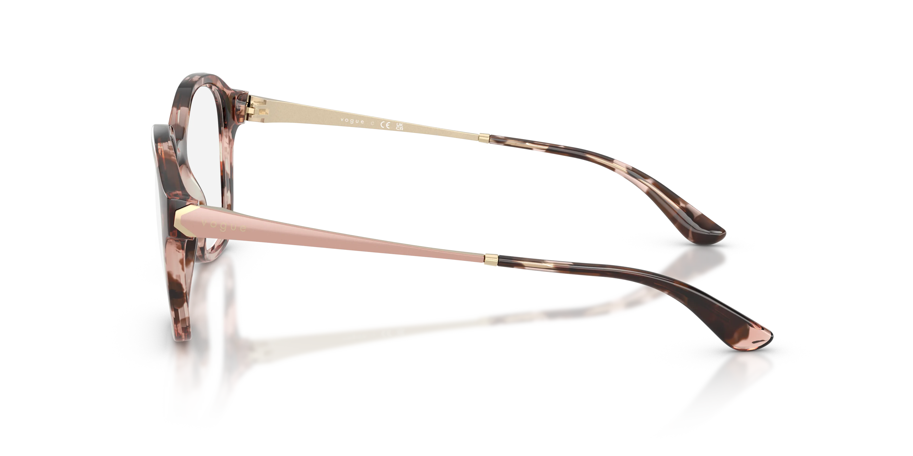 VOGUE EYEWEAR VO5743 3199 Montature da vista Nylon Rosa Trasparente Pantos Normale - immagine 4