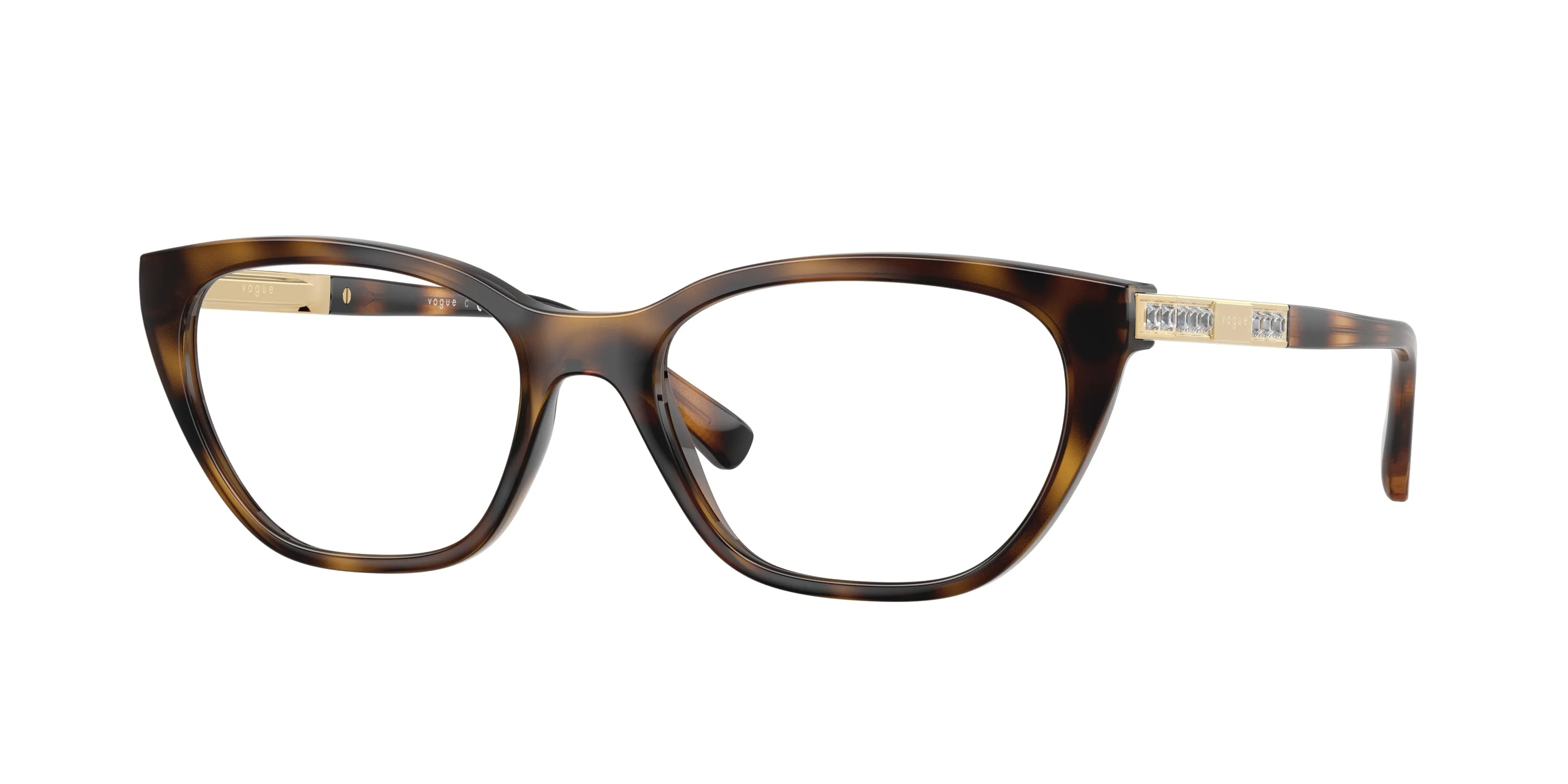 VOGUE EYEWEAR VO5742B W656 Montature da vista Nylon Marrone Trasparente Farfalla Normale - immagine 1