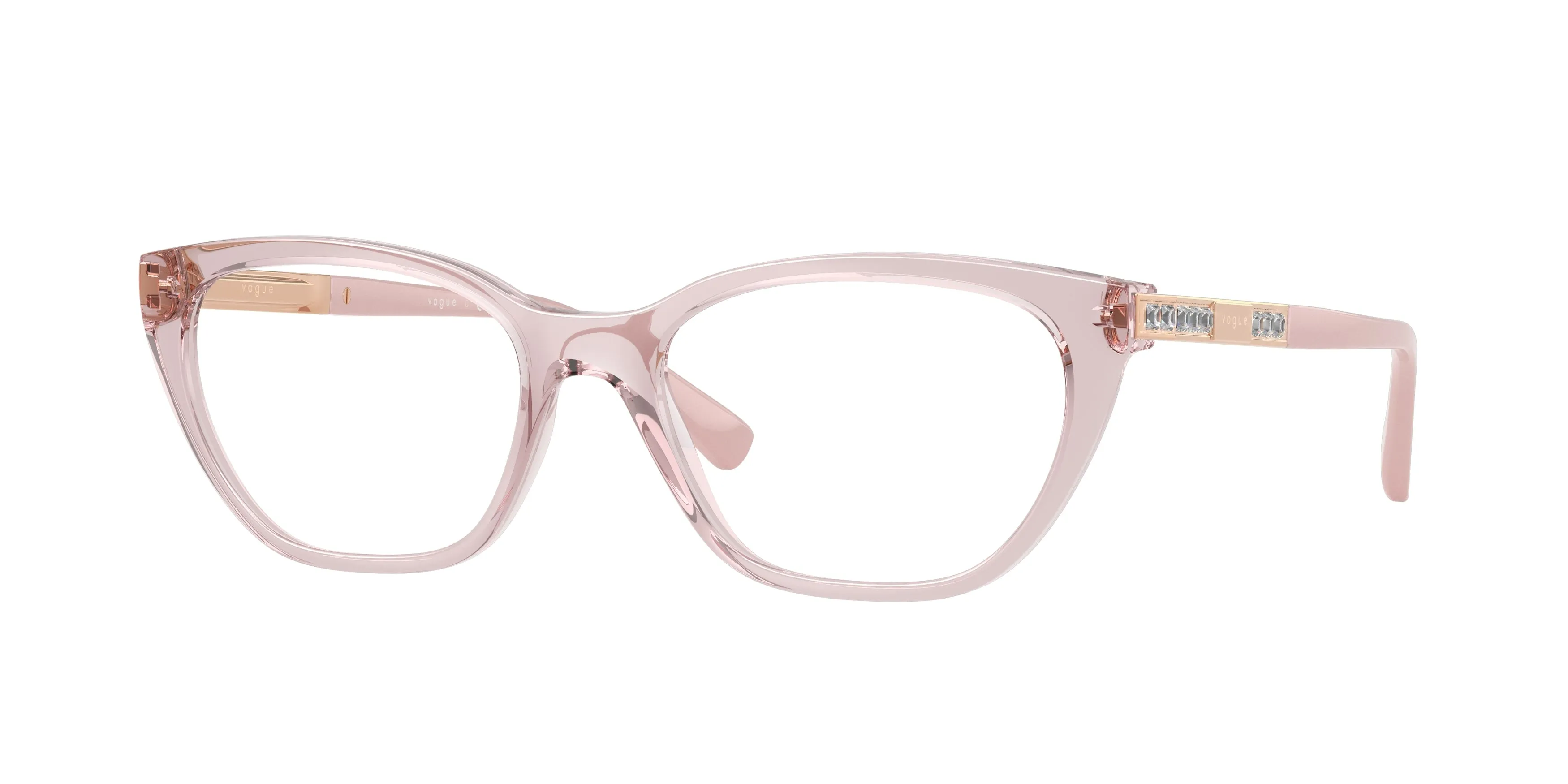 VOGUE EYEWEAR VO5742B 2942 Montature da vista Nylon Rosa Trasparente Farfalla Normale - immagine 1