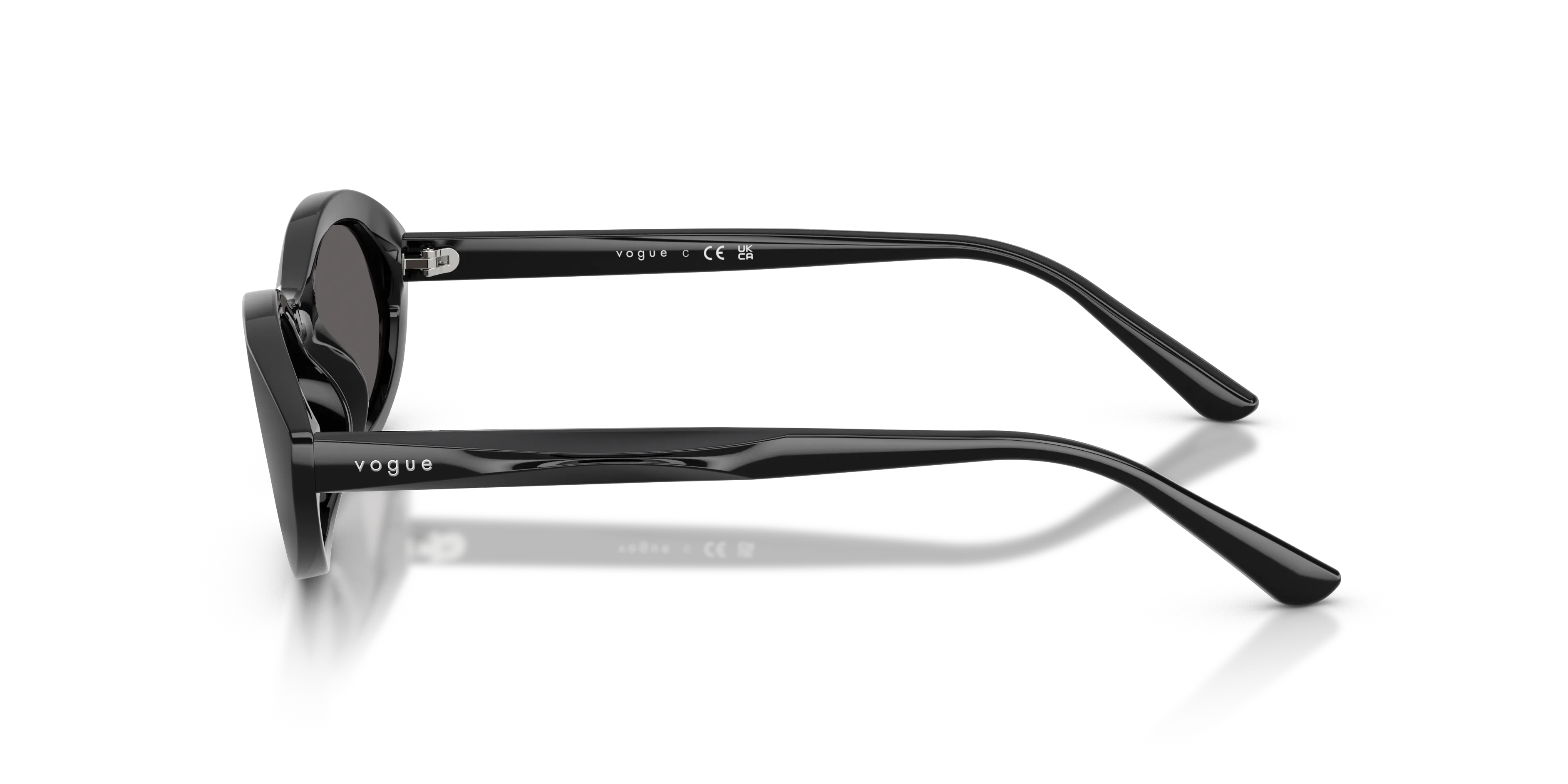 VOGUE EYEWEAR VO5727SU W44/87 Occhiali da sole Acetato Nero Grigio Rotonda Normale - immagine 4