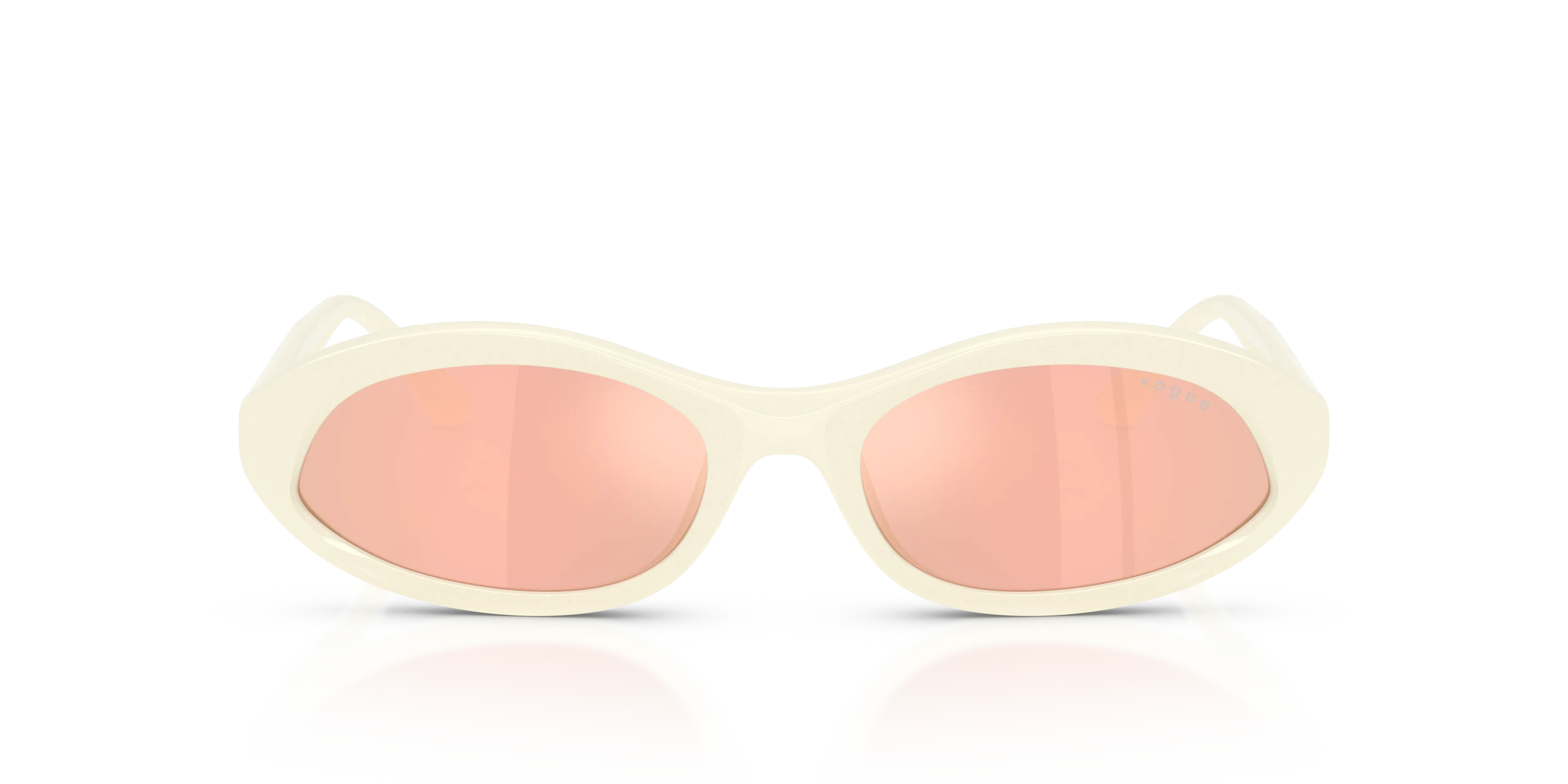 VOGUE EYEWEAR VO5727SU 32397J Occhiali da sole Acetato Bianco Arancione Rotonda Normale - immagine 3