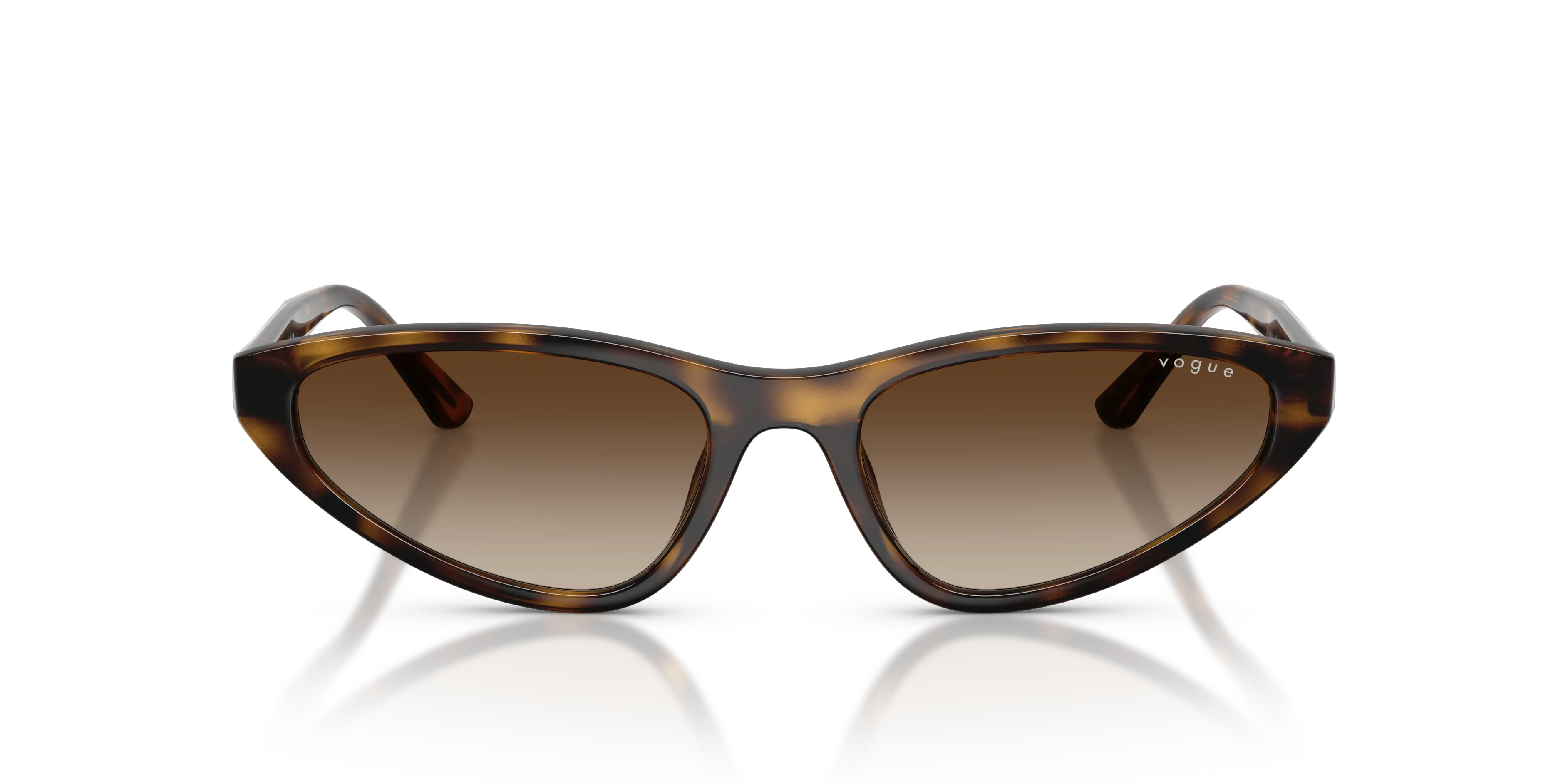 VOGUE EYEWEAR VO5726SU W65613 Occhiali da sole Acetato Marrone Marrone Cat Eye Normale Sfumato - immagine 3