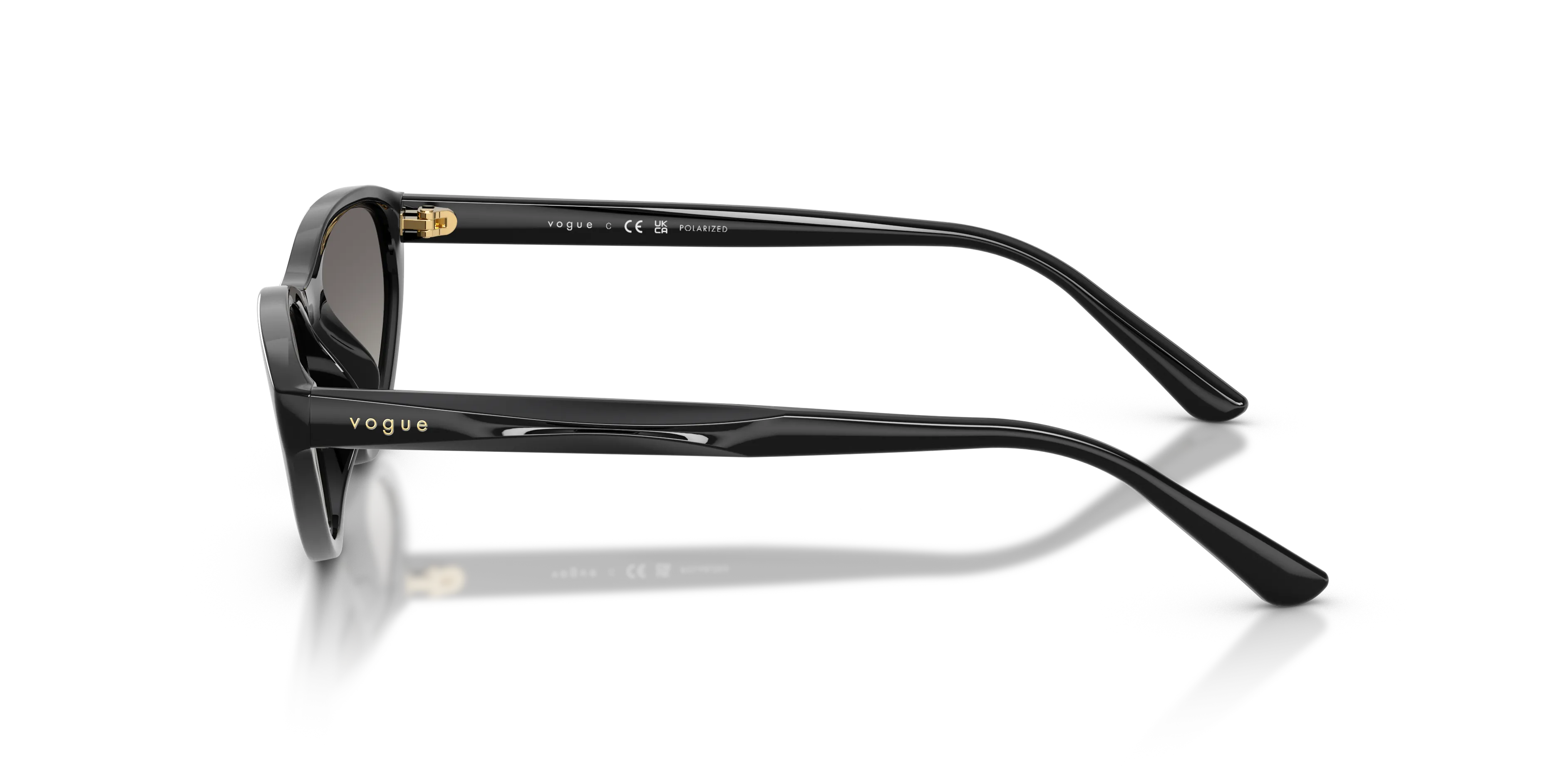 VOGUE EYEWEAR VO5726SU W44/T3 Occhiali da sole Acetato Nero Grigio Cat Eye Polarizzata - immagine 4