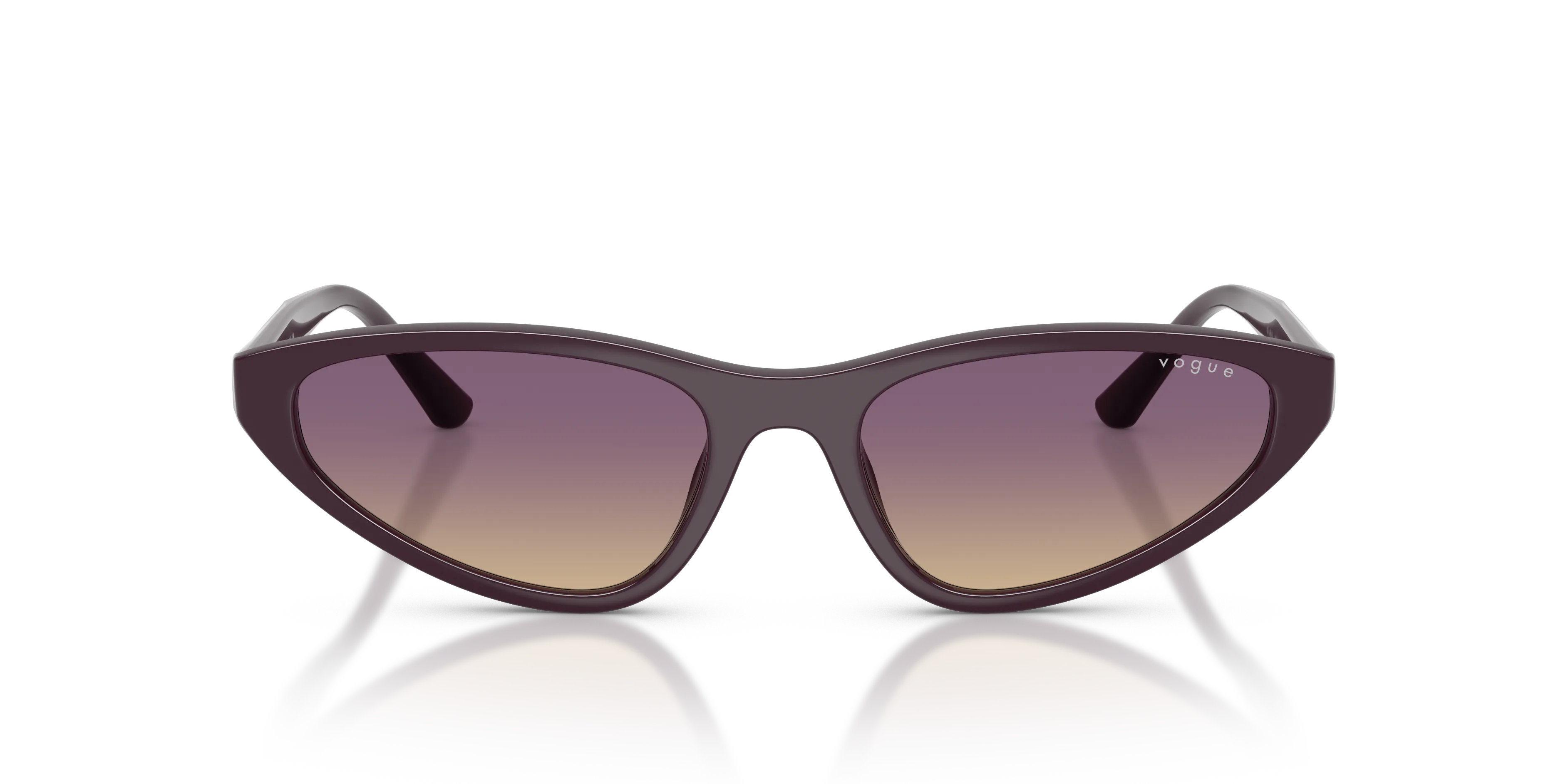 VOGUE EYEWEAR VO5726SU 242670 Occhiali da sole Acetato Viola Giallo Cat Eye Normale Sfumato - immagine 3
