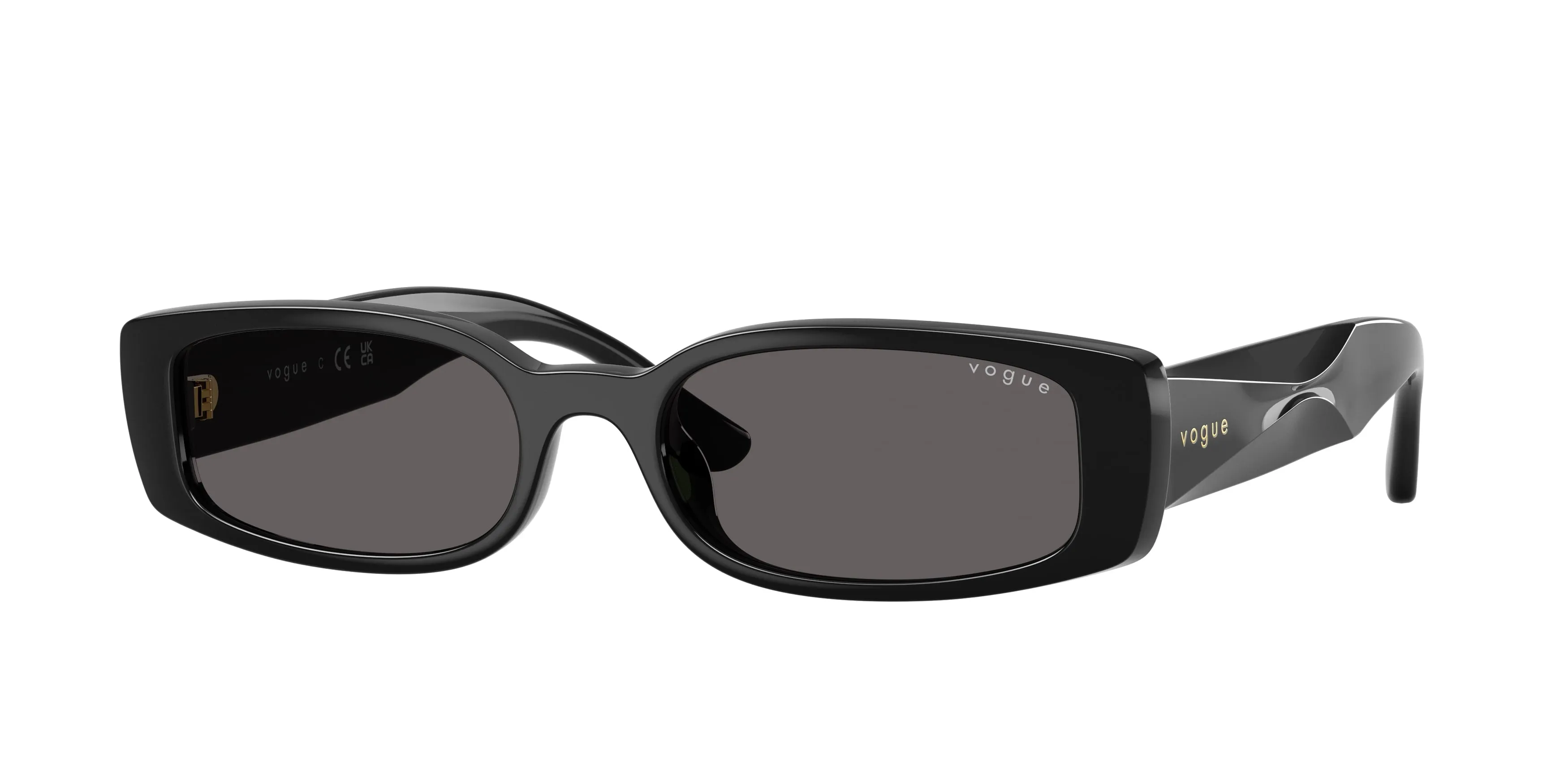 VOGUE EYEWEAR VO5725SU W44/87 Occhiali da sole Acetato Nero Grigio Squadrata Normale - immagine 1