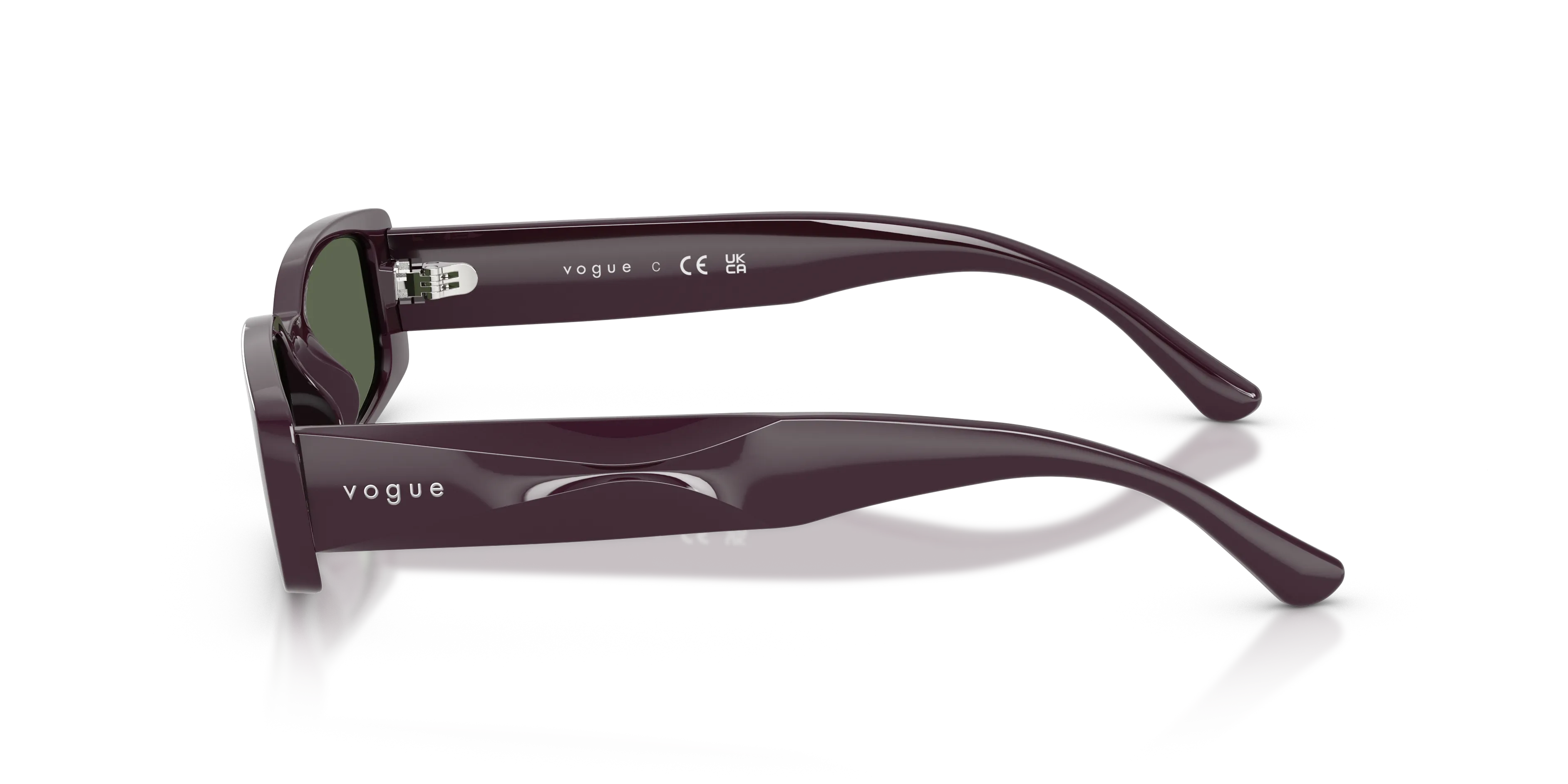 VOGUE EYEWEAR VO5725SU 242671 Occhiali da sole Acetato Viola Verde Squadrata Normale - immagine 4