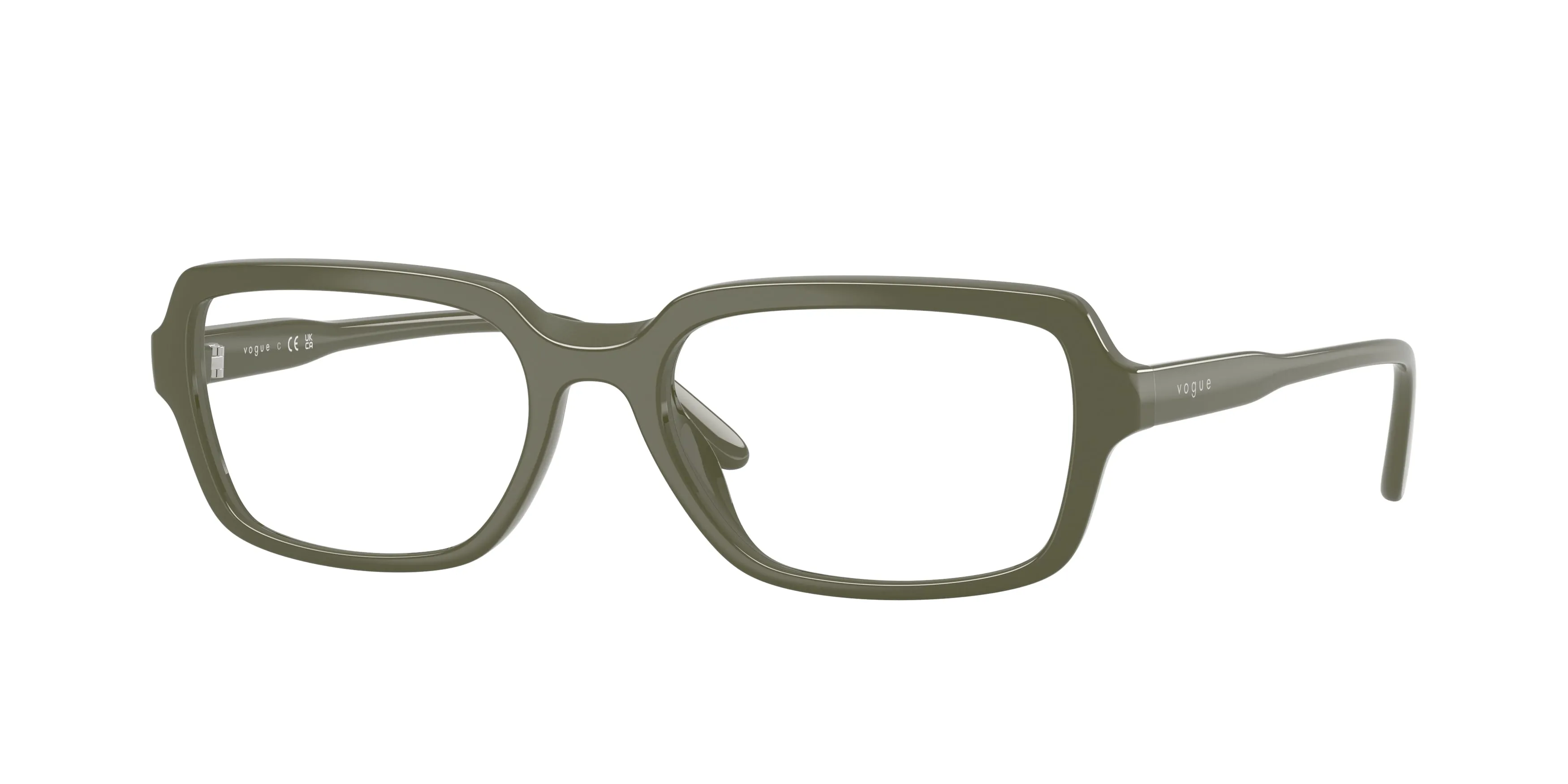 VOGUE EYEWEAR VO5724U 3185 Montature da vista Acetato Verde Trasparente Pillow Normale - immagine 1