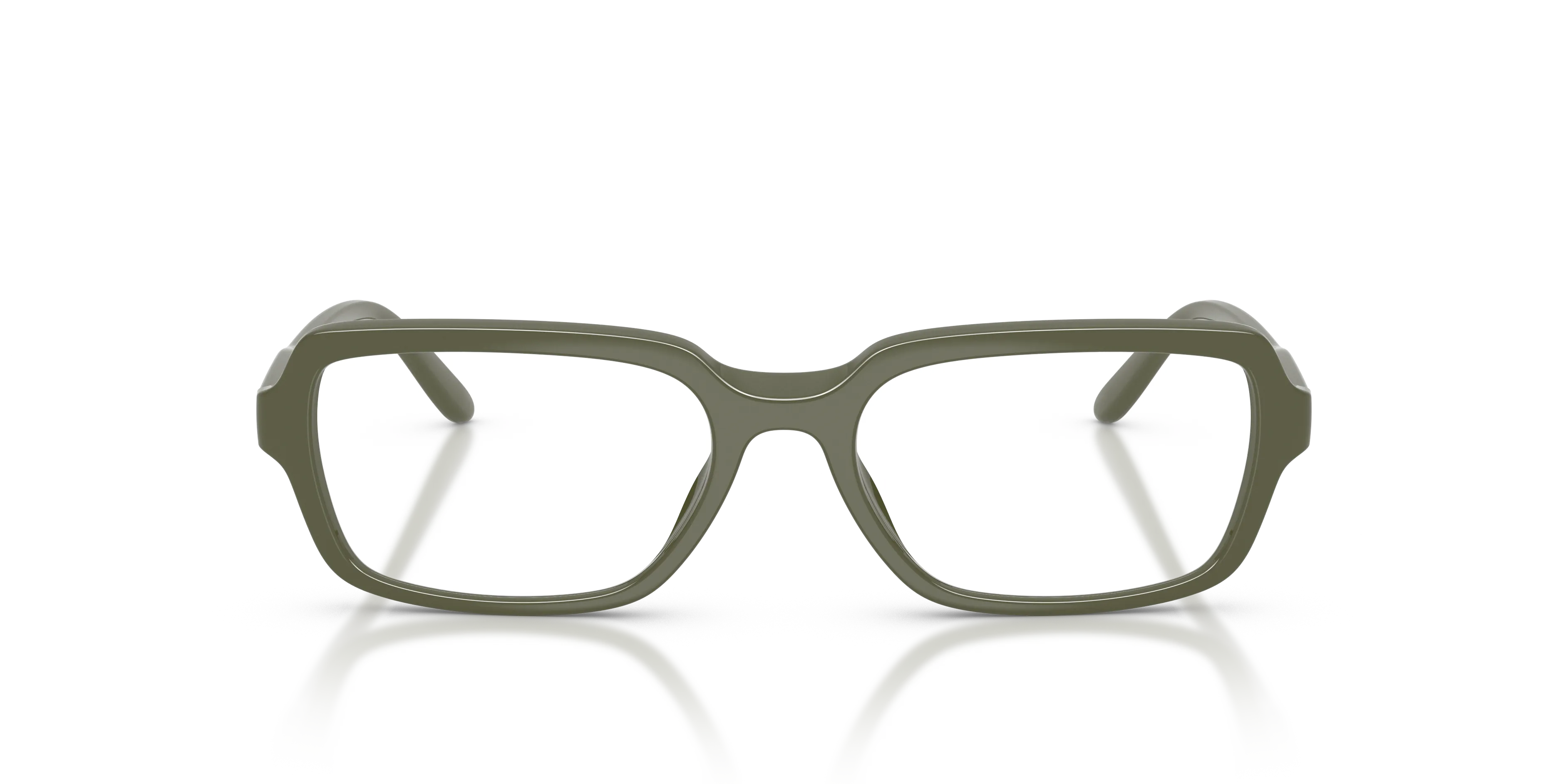 VOGUE EYEWEAR VO5724U 3185 Montature da vista Acetato Verde Trasparente Pillow Normale - immagine 3
