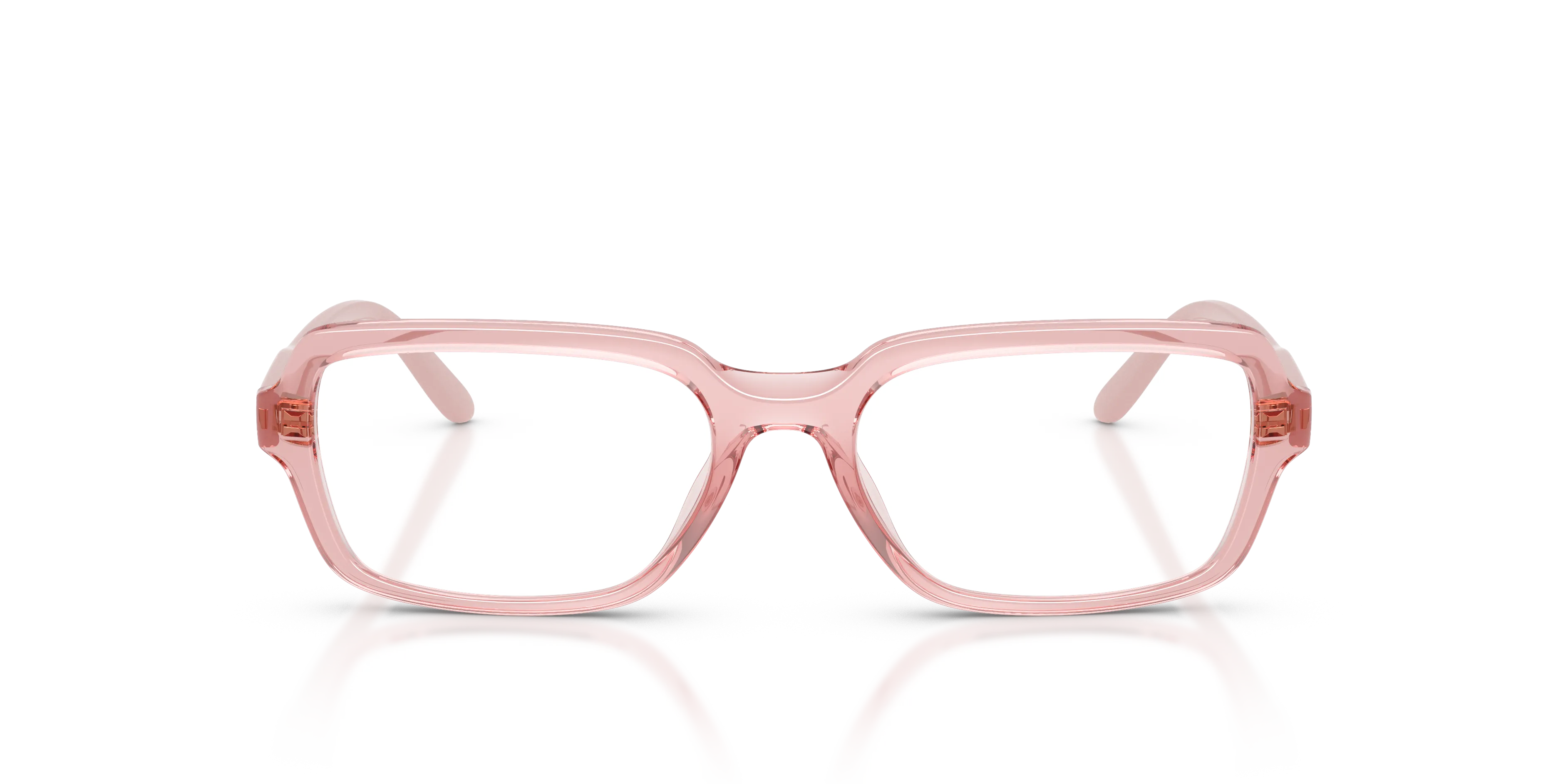 VOGUE EYEWEAR VO5724U 2748 Montature da vista Acetato Rosa Trasparente Pillow Normale - immagine 3
