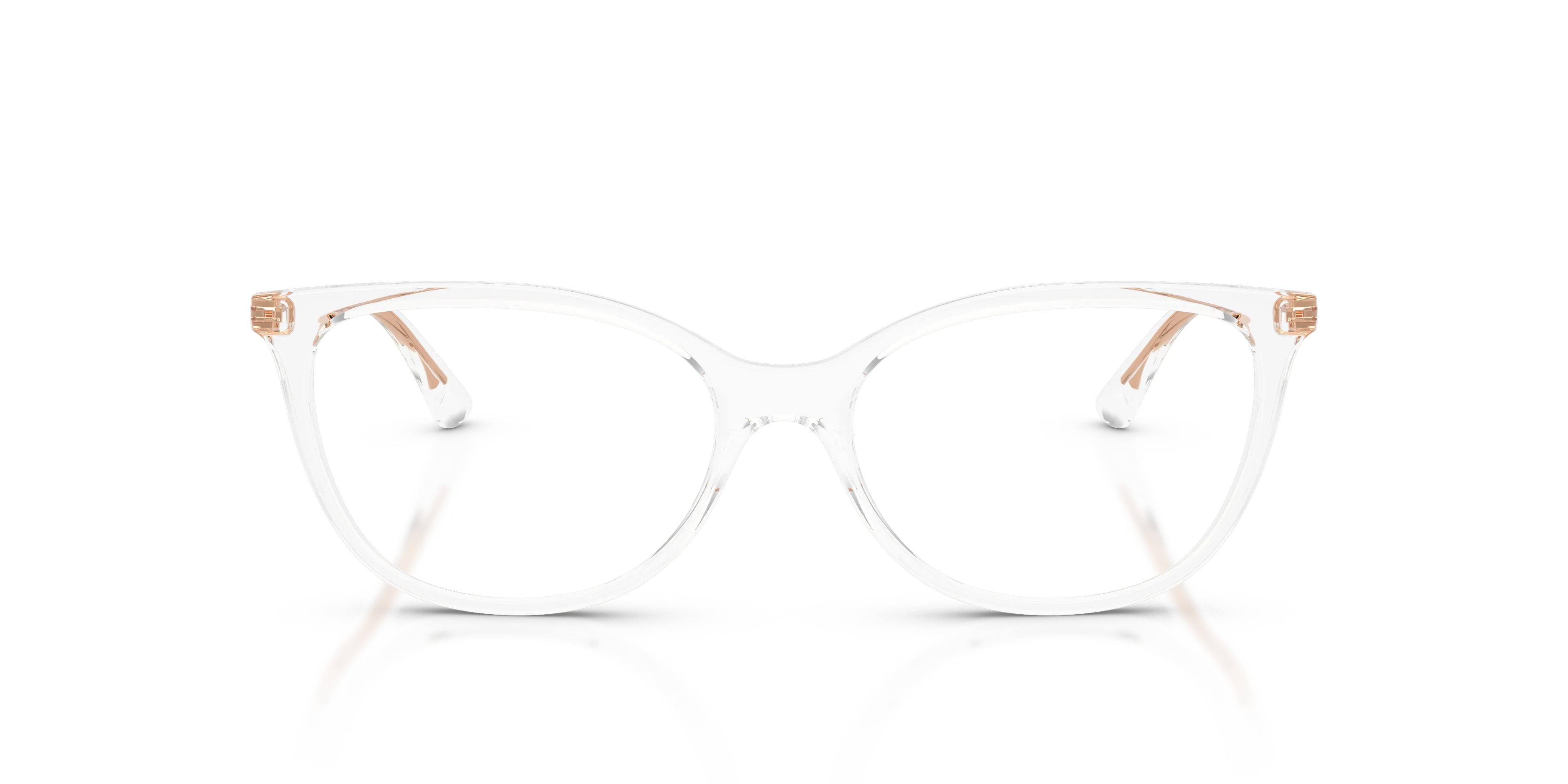 VOGUE EYEWEAR VO5673 W745 Montature da vista Nylon Trasparente Trasparente Rotonda Normale - immagine 3